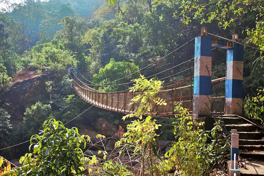 Cherrapunji waterfalls Nohkalikai falls Meghalaya