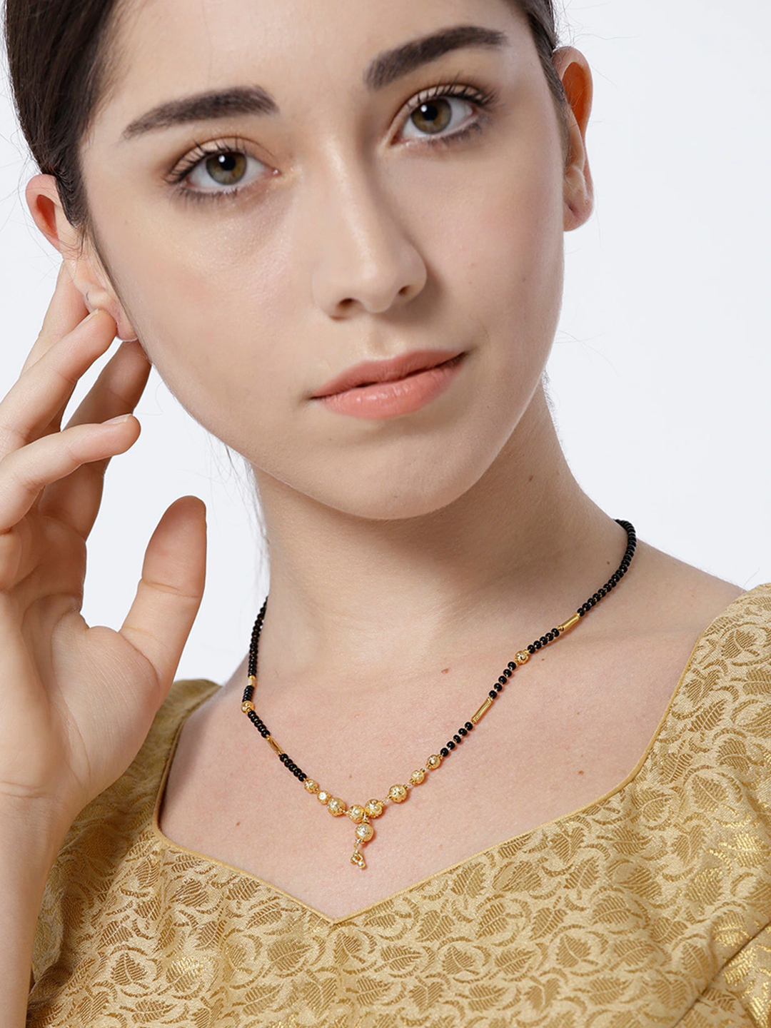 YouBella Gold Plated Mangalsutra for Women (Golden)(MSC_447)
