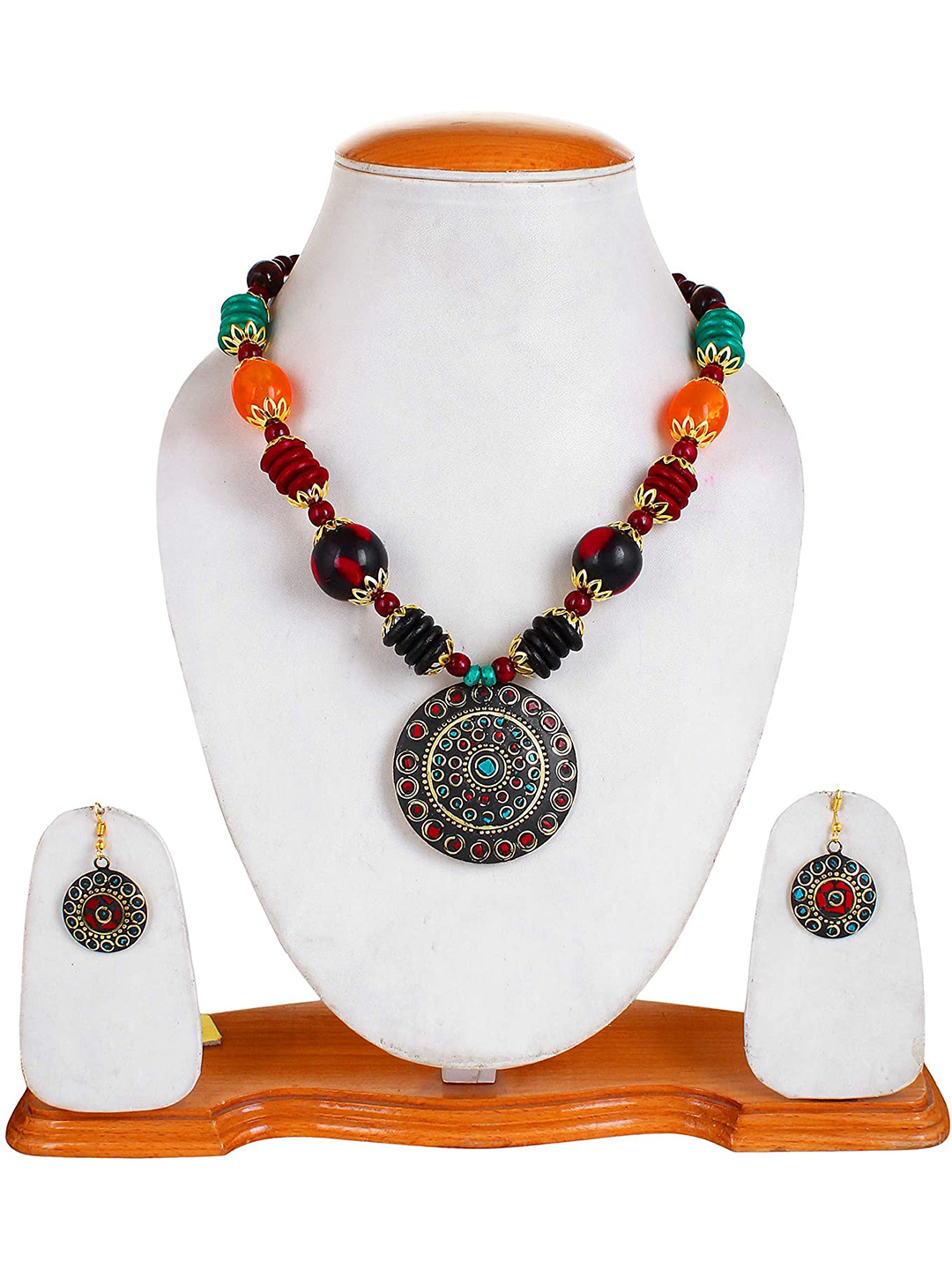 YouBella Stylish Afghani Tribal Jewellery  Set for Women (multicolour)(MV-FS6S-86K3)