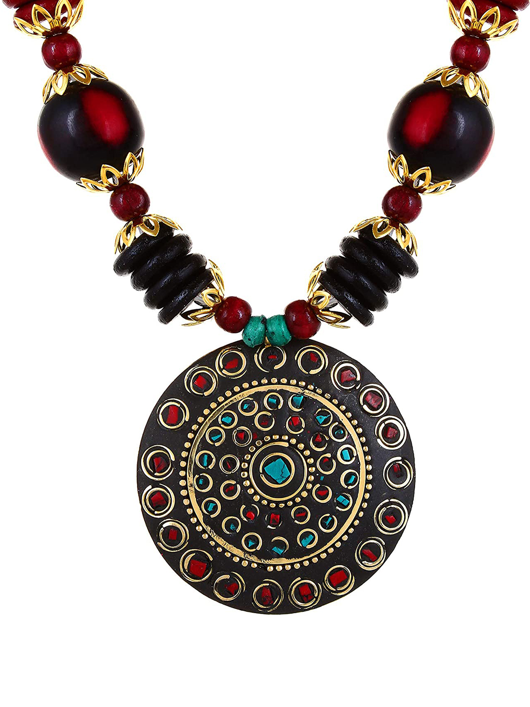 YouBella Stylish Afghani Tribal Jewellery  Set for Women (multicolour)(MV-FS6S-86K3)