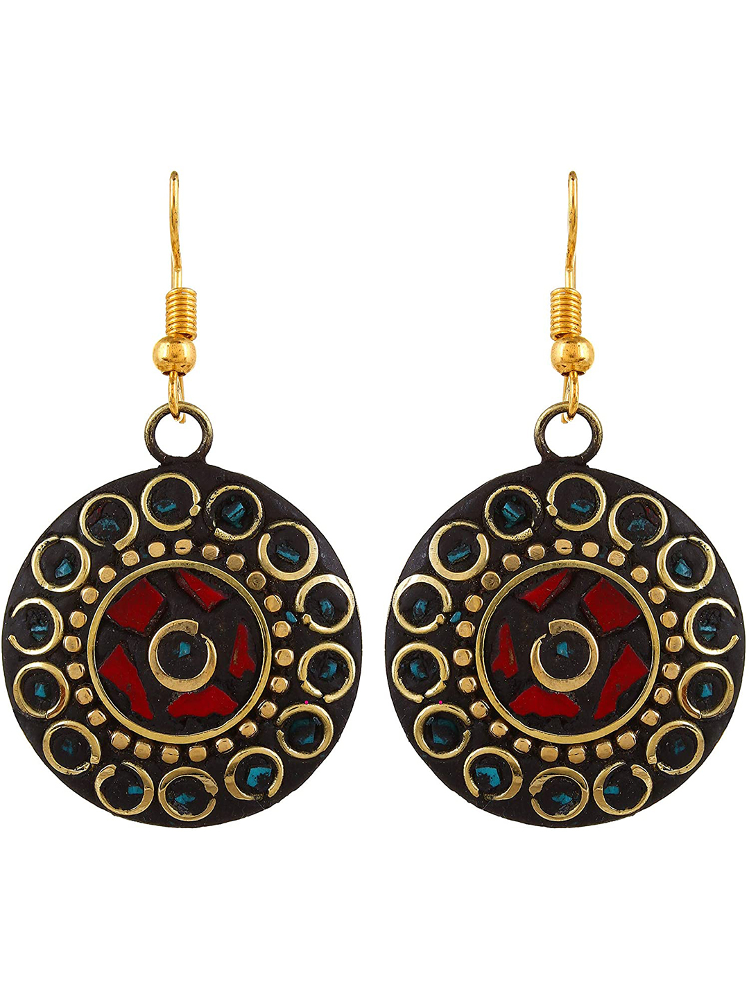 YouBella Stylish Afghani Tribal Jewellery  Set for Women (multicolour)(MV-FS6S-86K3)