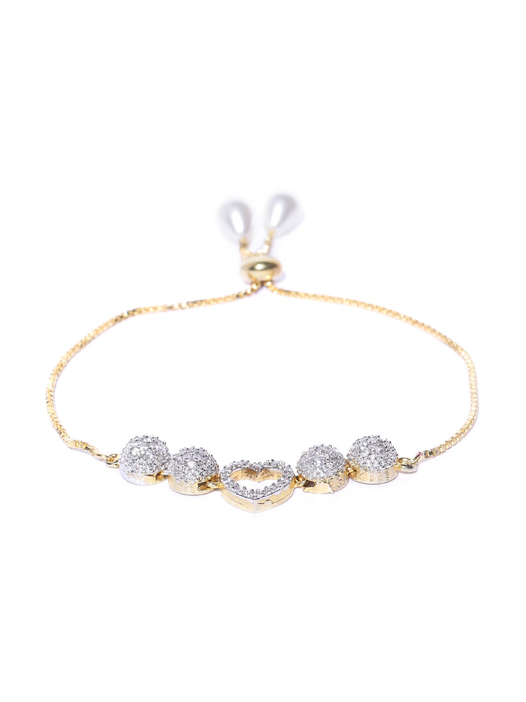 YouBella Stylish Jewellery Combo Gold Plated Jewellery Set for Women (Golden) (Mix_Combo_110)
