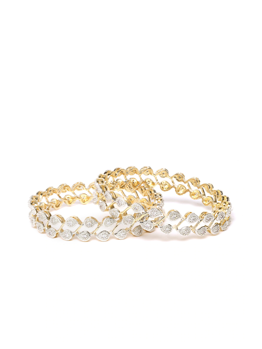 Youbella Gold-Plated Combo Of Mangalsutra & Bangle Set For Women