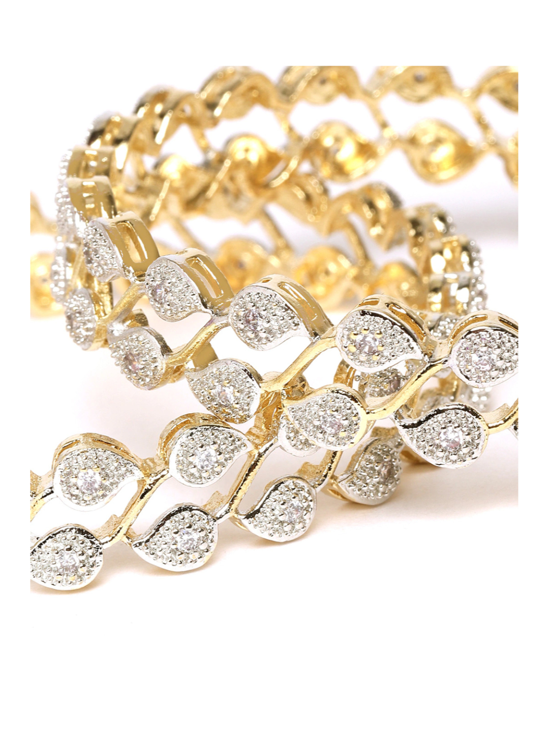 Youbella Gold-Plated Combo Of Mangalsutra & Bangle Set For Women