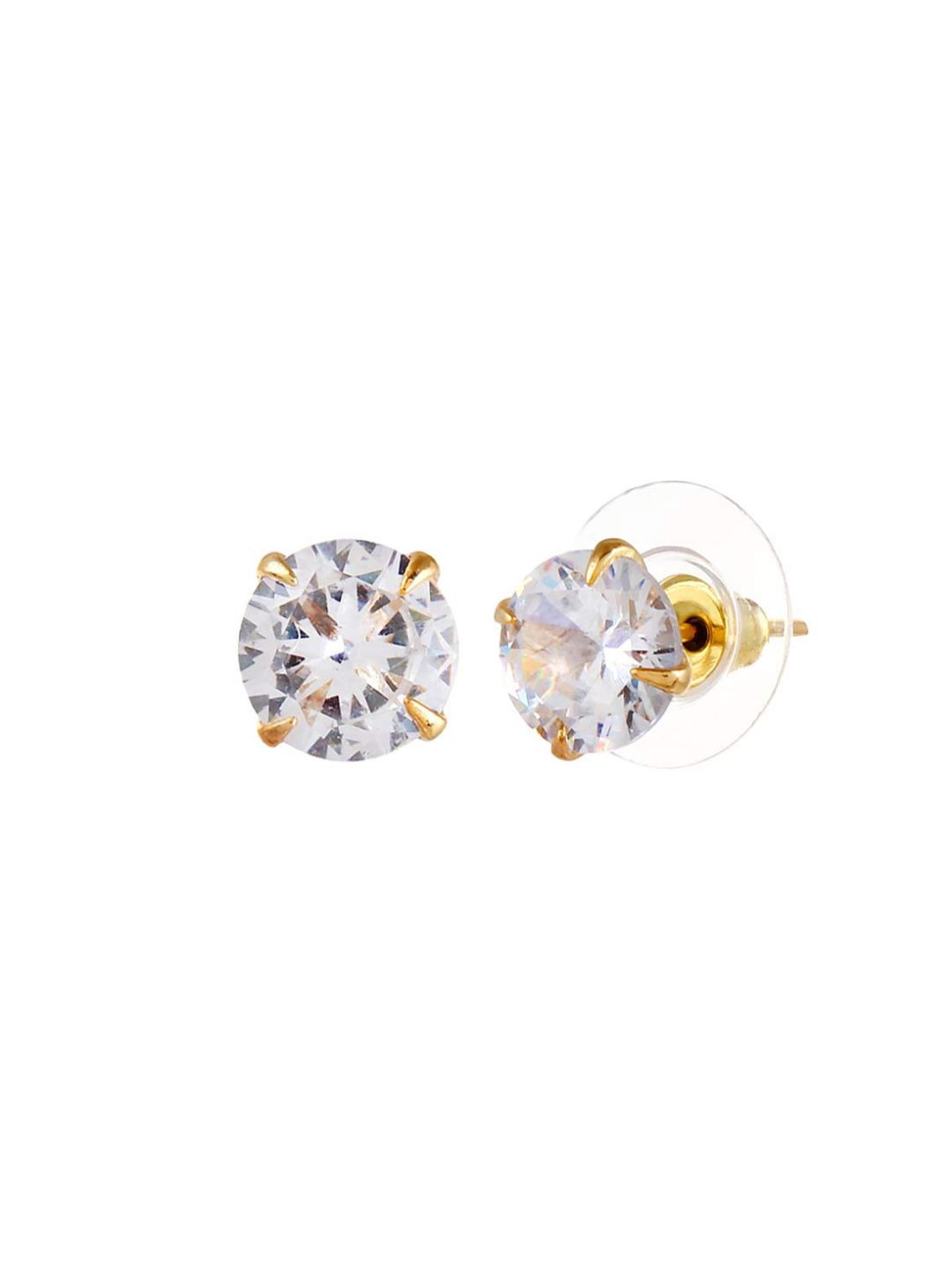YouBella Valentine Collection Round and Square Stud Earrings Combo for Girls/Women