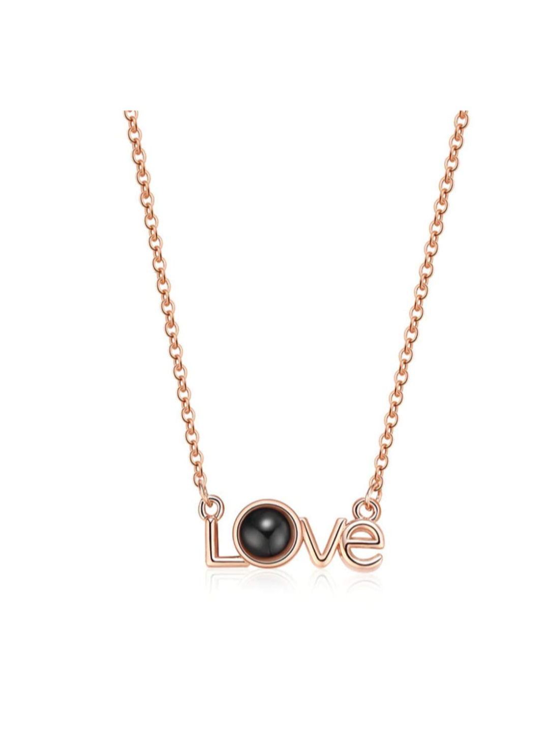 Valentine YouBella Jewellery Combo of Gold Plated Rose Flower and I Love You in 100 Languages Pendant Necklace for Women and Girls