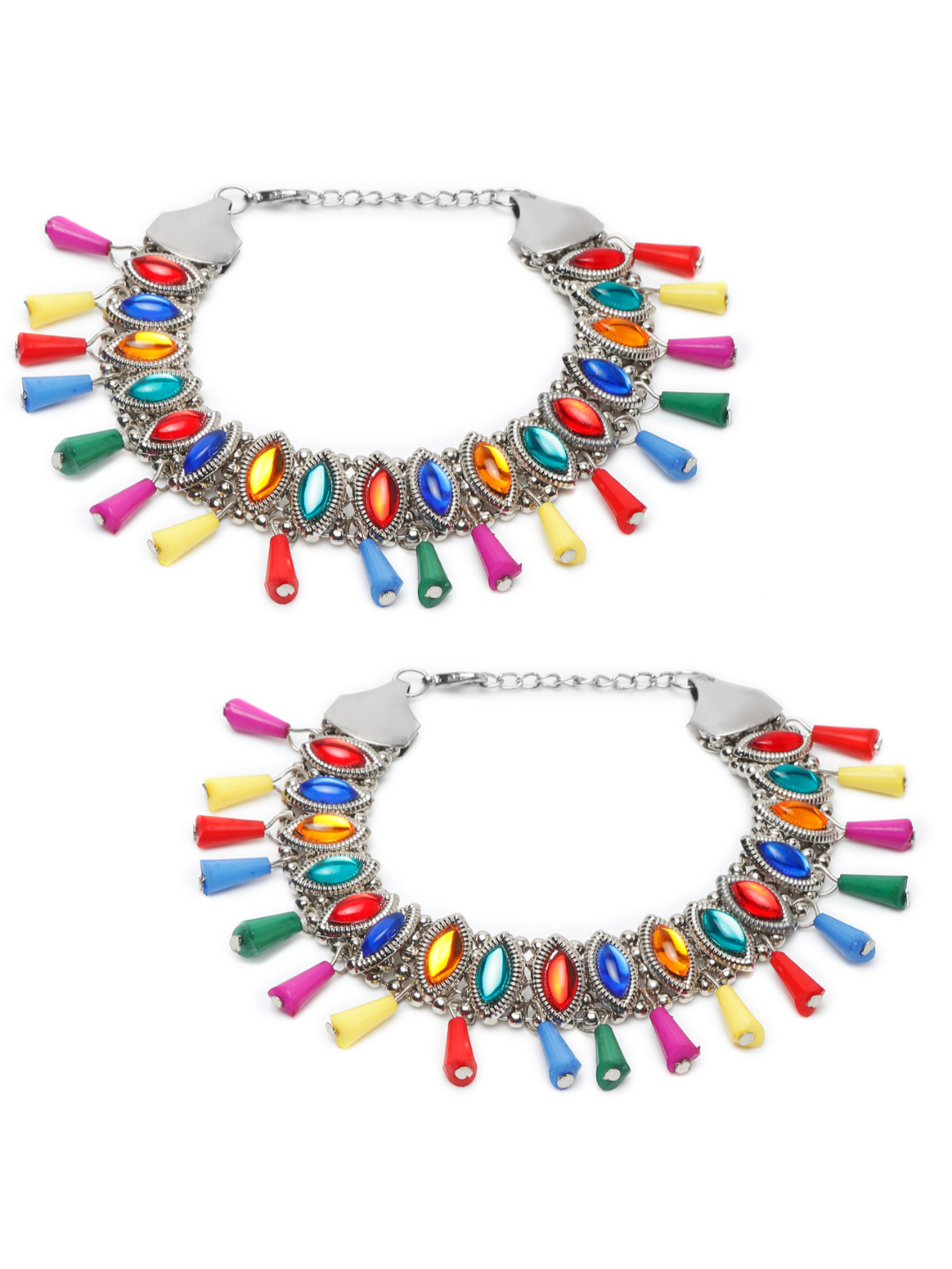 YouBella Jewellery Celebrity Inspired Adjustable Anklet/Payal for Women/Girls