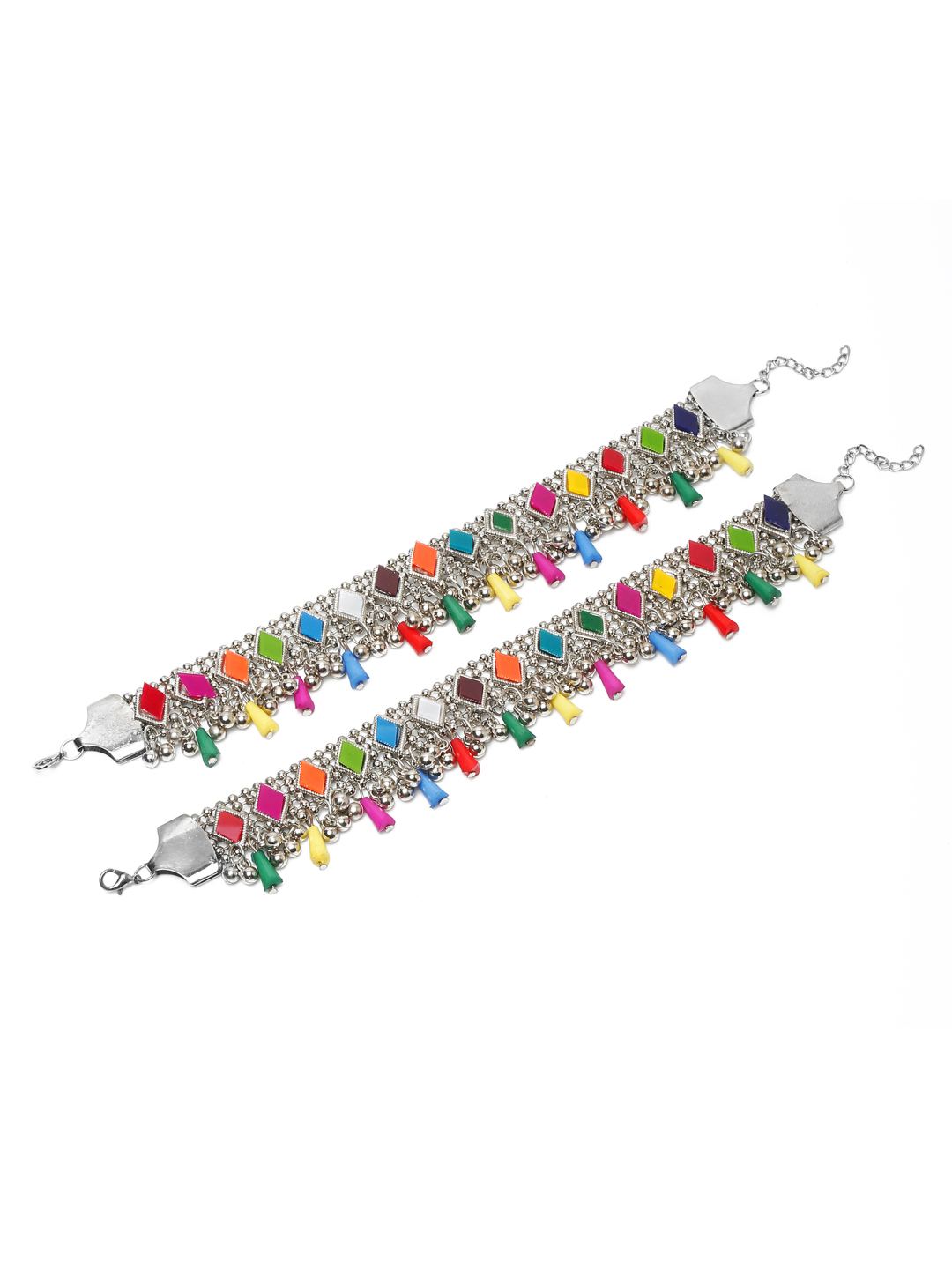 YouBella Jewellery Celebrity Inspired Adjustable Anklet/Payal for Women/Girls