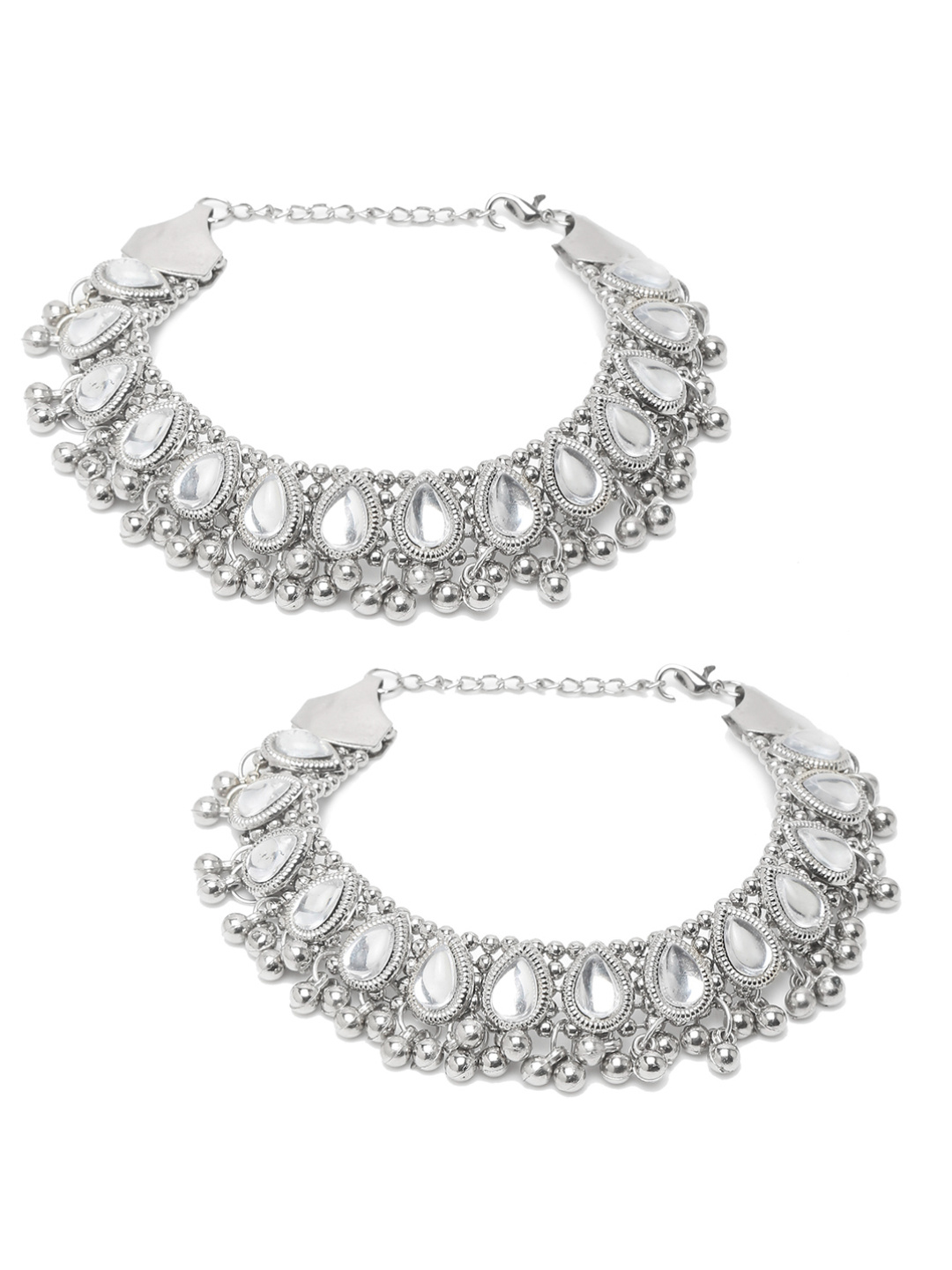 YouBella Jewellery Celebrity Inspired Adjustable Anklet/Payal for Women/Girls