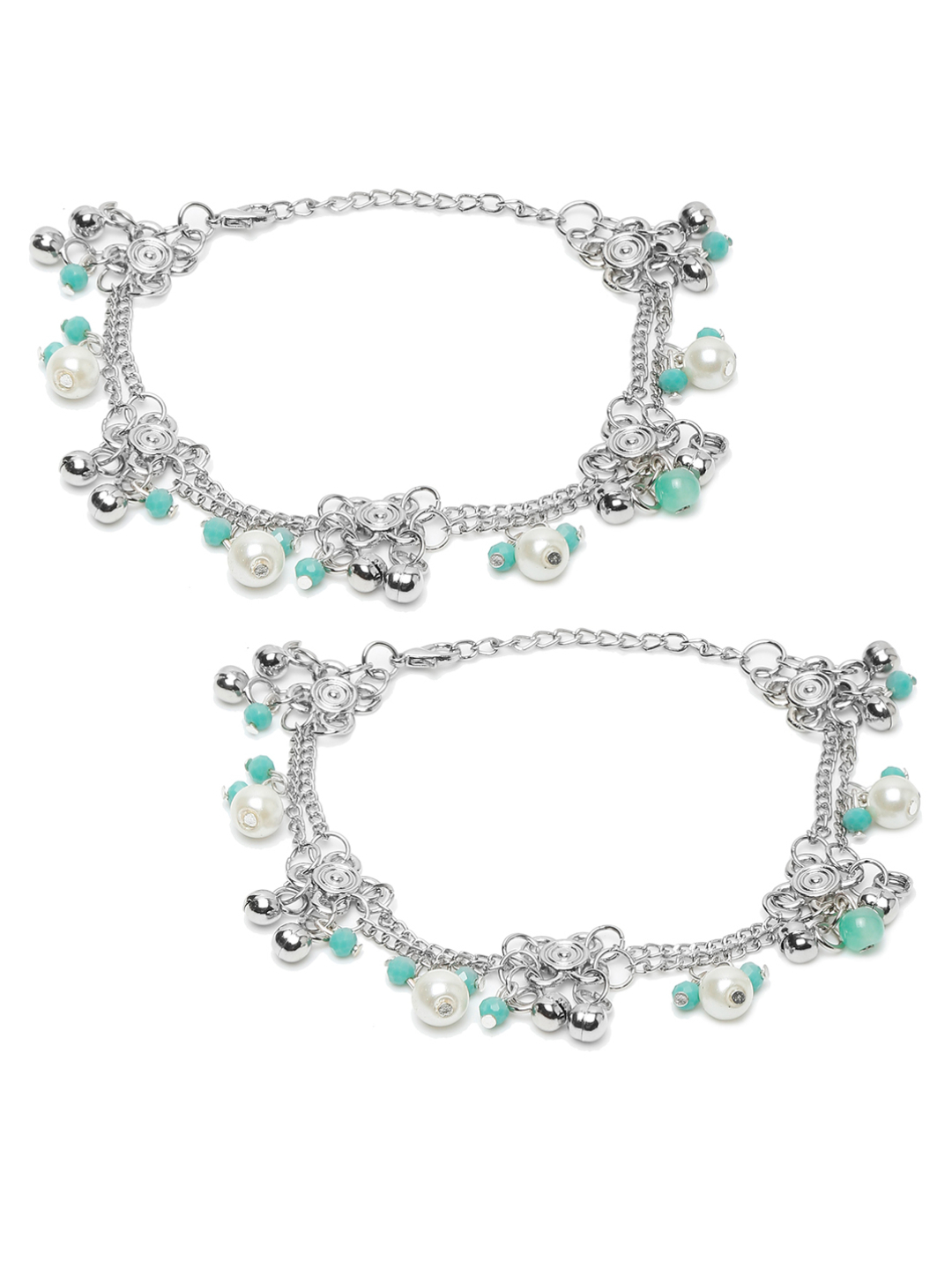 YouBella Jewellery Celebrity Inspired Adjustable Anklet/Payal for Women/Girls