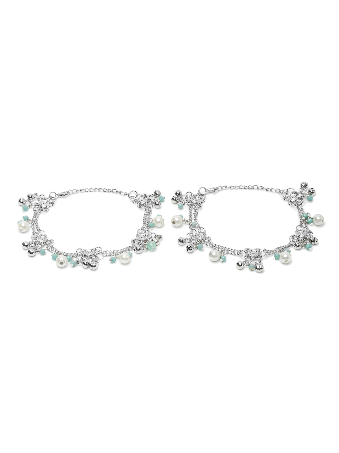 YouBella Jewellery Celebrity Inspired Adjustable Anklet/Payal for Women/Girls