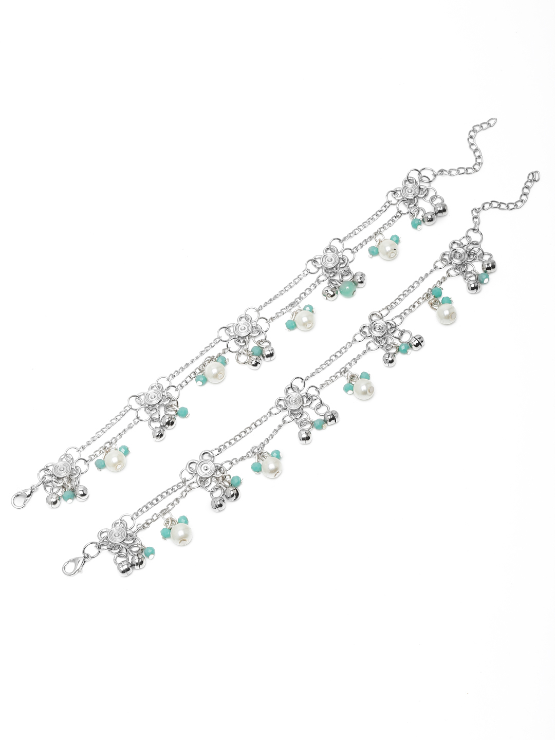 YouBella Jewellery Celebrity Inspired Adjustable Anklet/Payal for Women/Girls