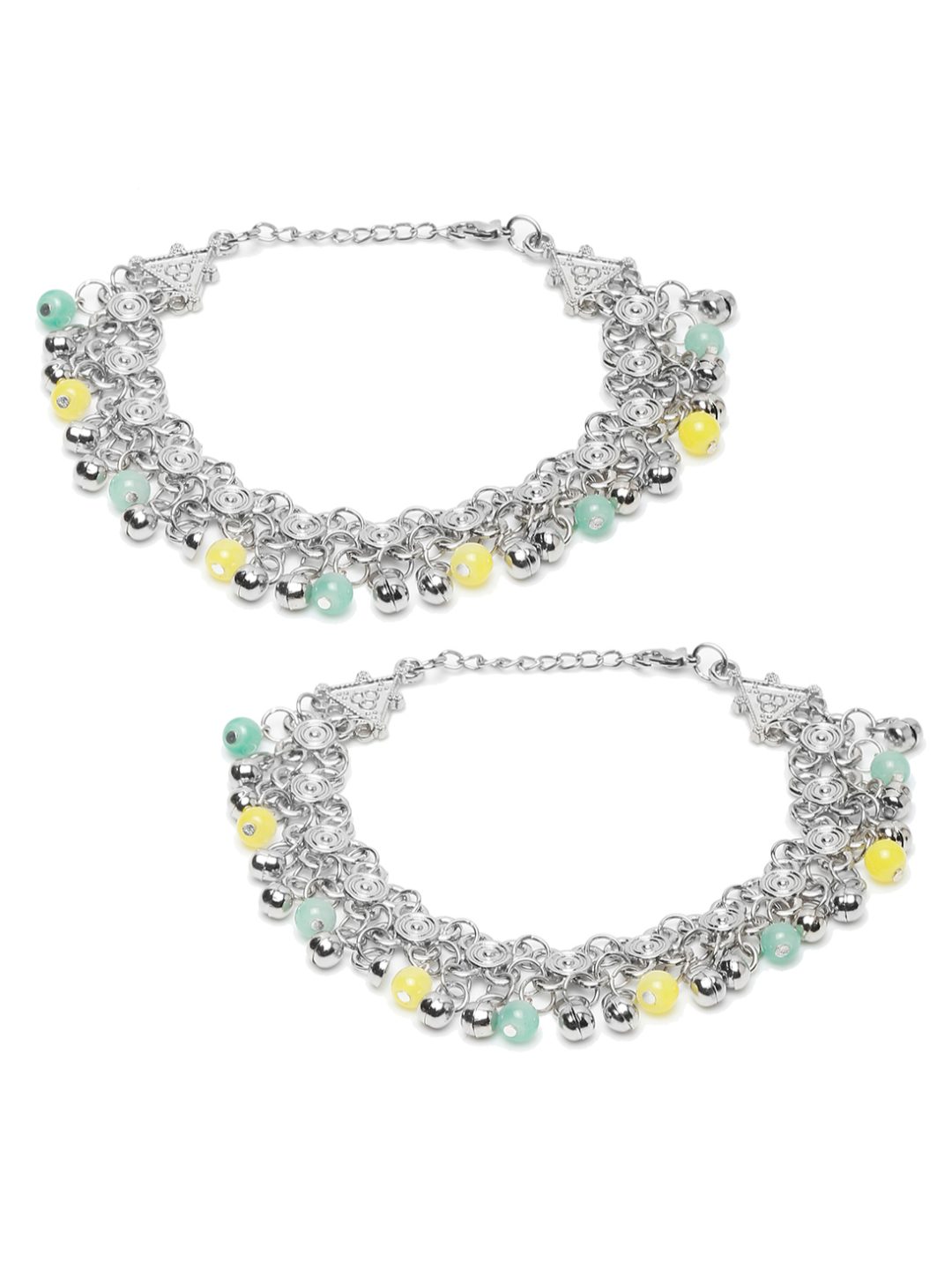 YouBella Jewellery Celebrity Inspired Adjustable Anklet/Payal for Women/Girls