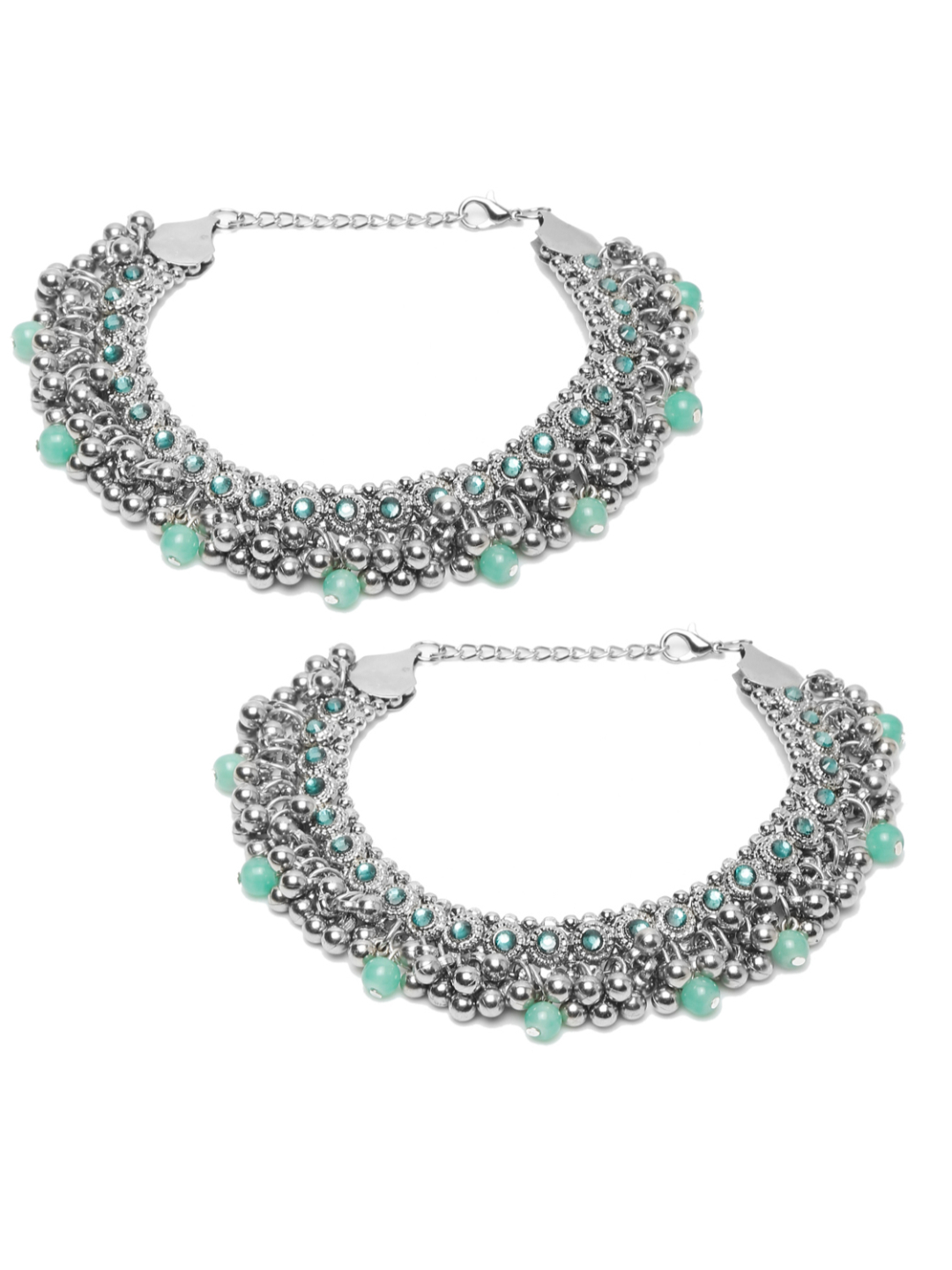 YouBella Jewellery Celebrity Inspired Adjustable Anklet/Payal for Women/Girls