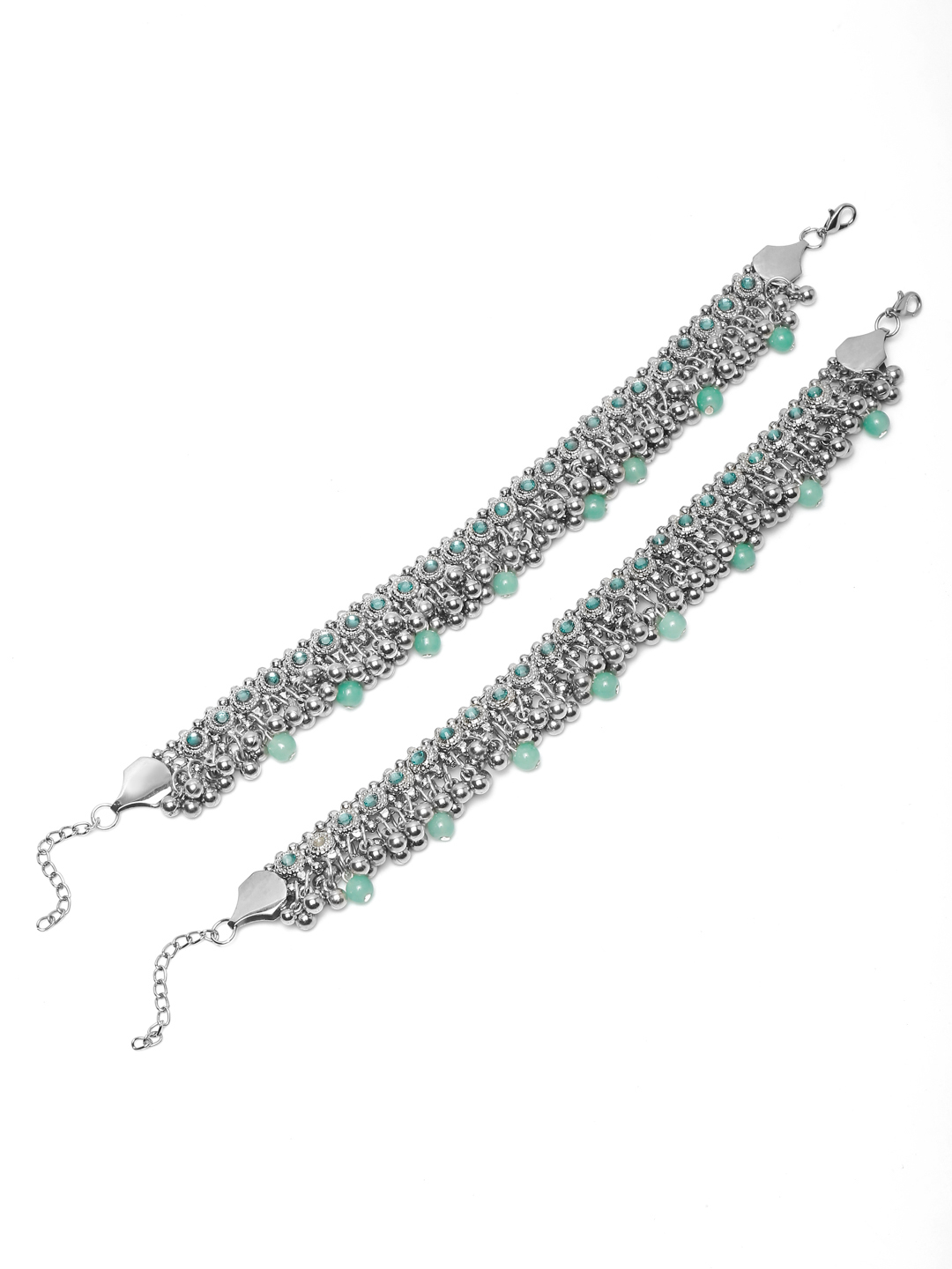 YouBella Jewellery Celebrity Inspired Adjustable Anklet/Payal for Women/Girls