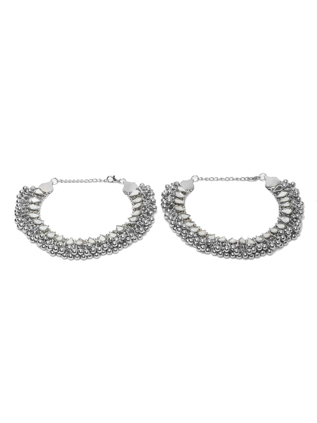 YouBella Jewellery Celebrity Inspired Adjustable Anklet/Payal for Women/Girls