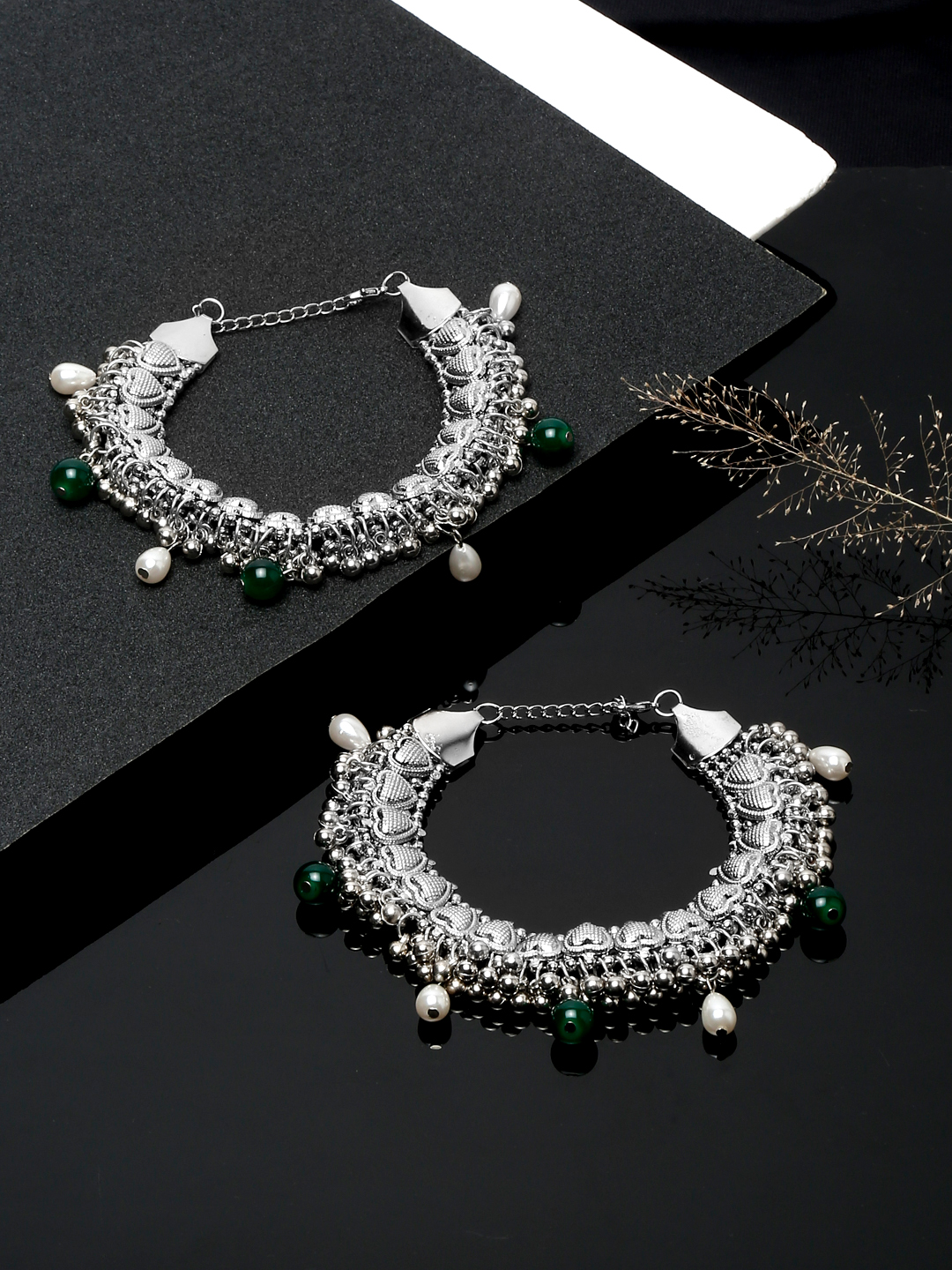 YouBella Jewellery Celebrity Inspired Adjustable Anklet/Payal for Women/Girls