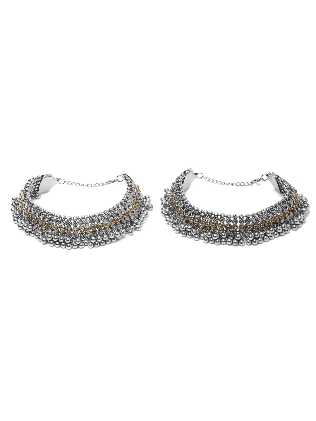 YouBella Jewellery Celebrity Inspired Adjustable Anklet/Payal for Women/Girls
