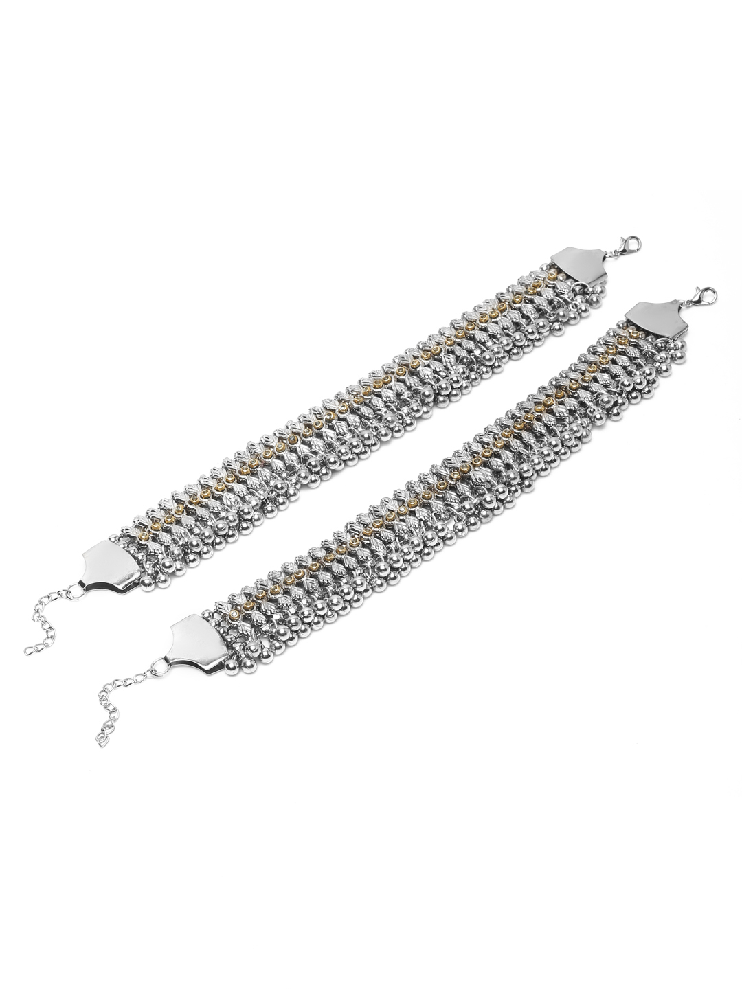 YouBella Jewellery Celebrity Inspired Adjustable Anklet/Payal for Women/Girls