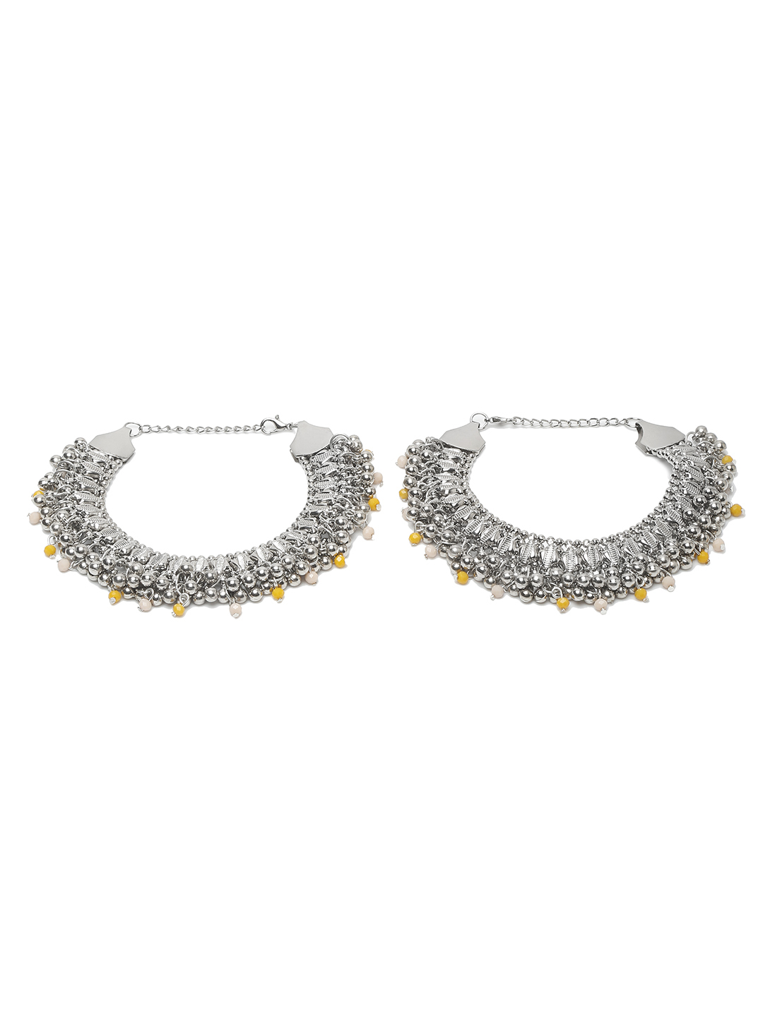 YouBella Jewellery Celebrity Inspired Adjustable Anklet/Payal for Women/Girls