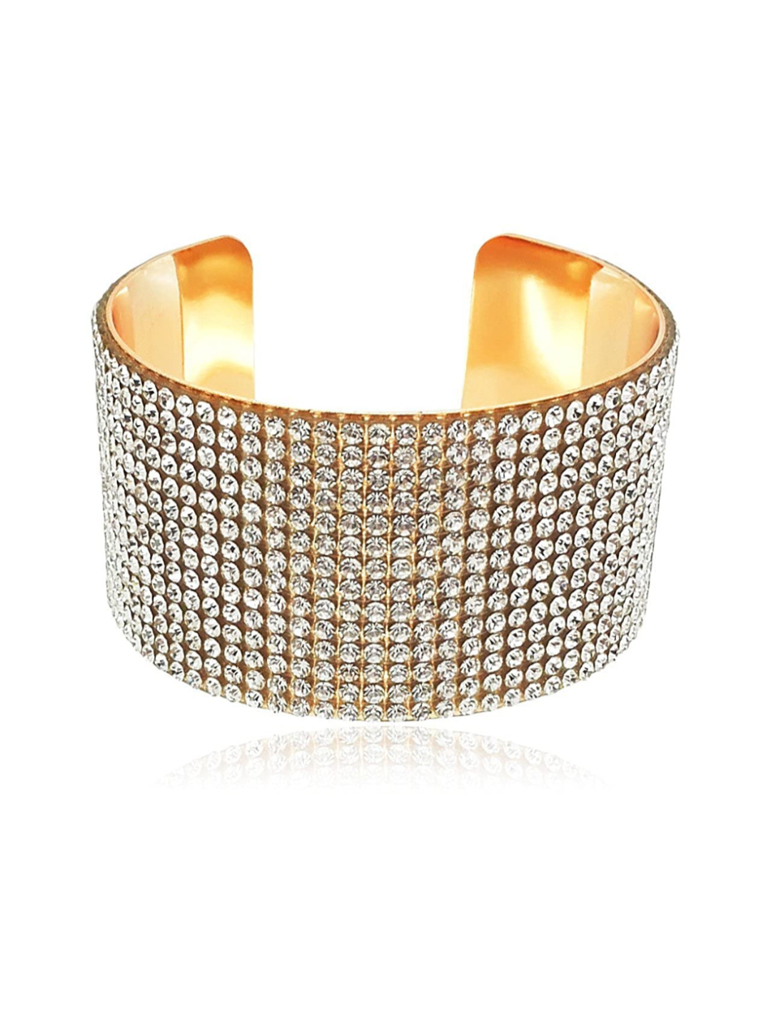 YouBella Stylish Party Wear Jewellery Gold Plated Bangle for Women (Golden)(YBBN_91013)