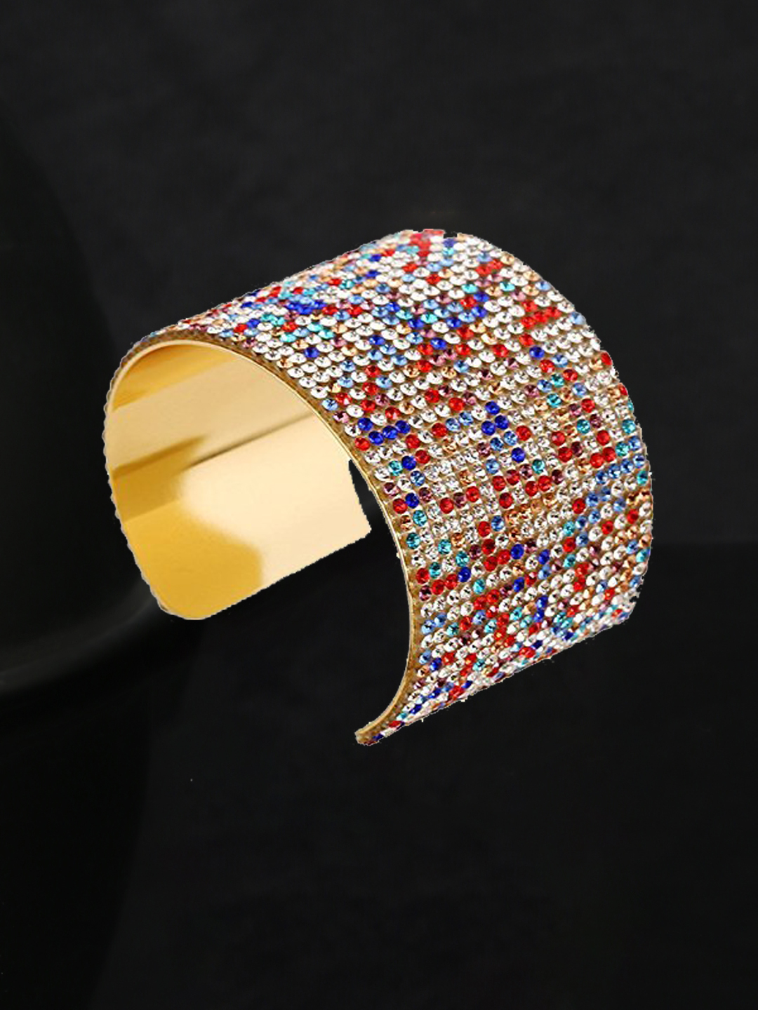 Best Valentine Gifts : YouBella Jewellery Valentine Collection Designer Multi-Color Bangle Cuff Bracelet for Girls and Women