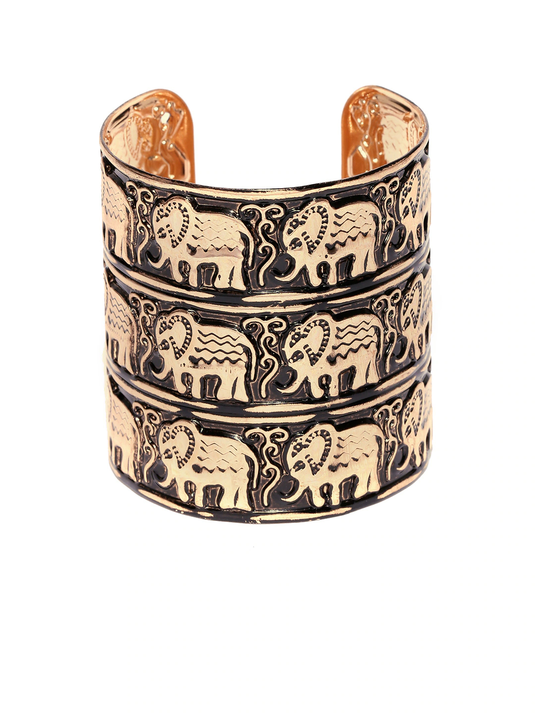 YouBella Jewellery Charm Bangle Bracelet with Beautiful Elephant Engraving for Girls and Women