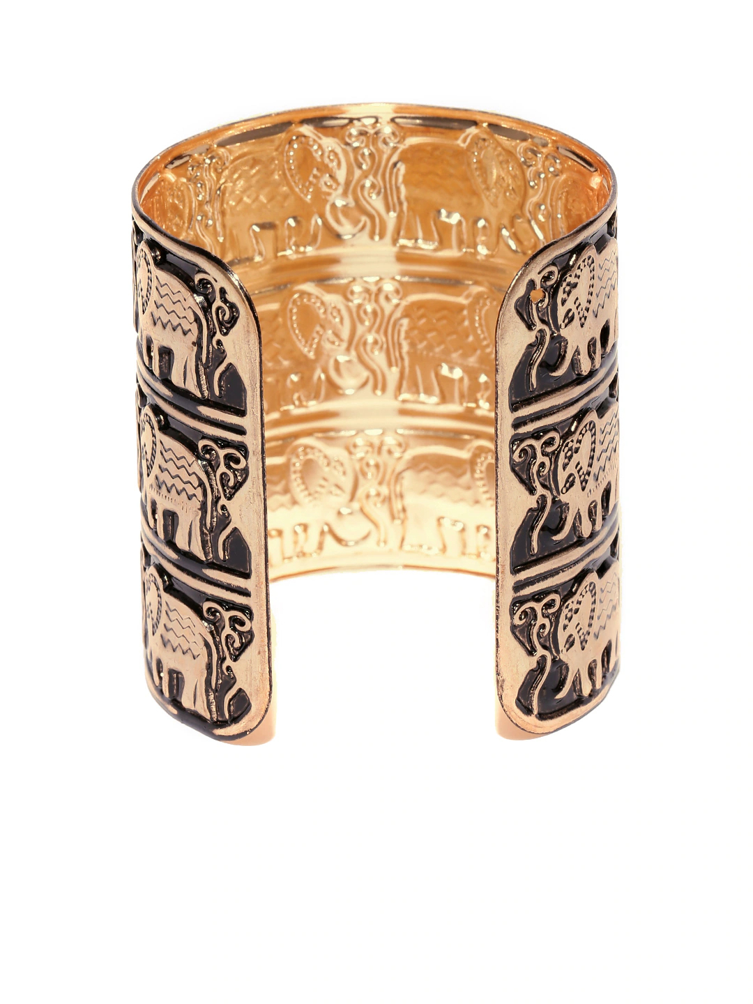 YouBella Jewellery Charm Bangle Bracelet with Beautiful Elephant Engraving for Girls and Women