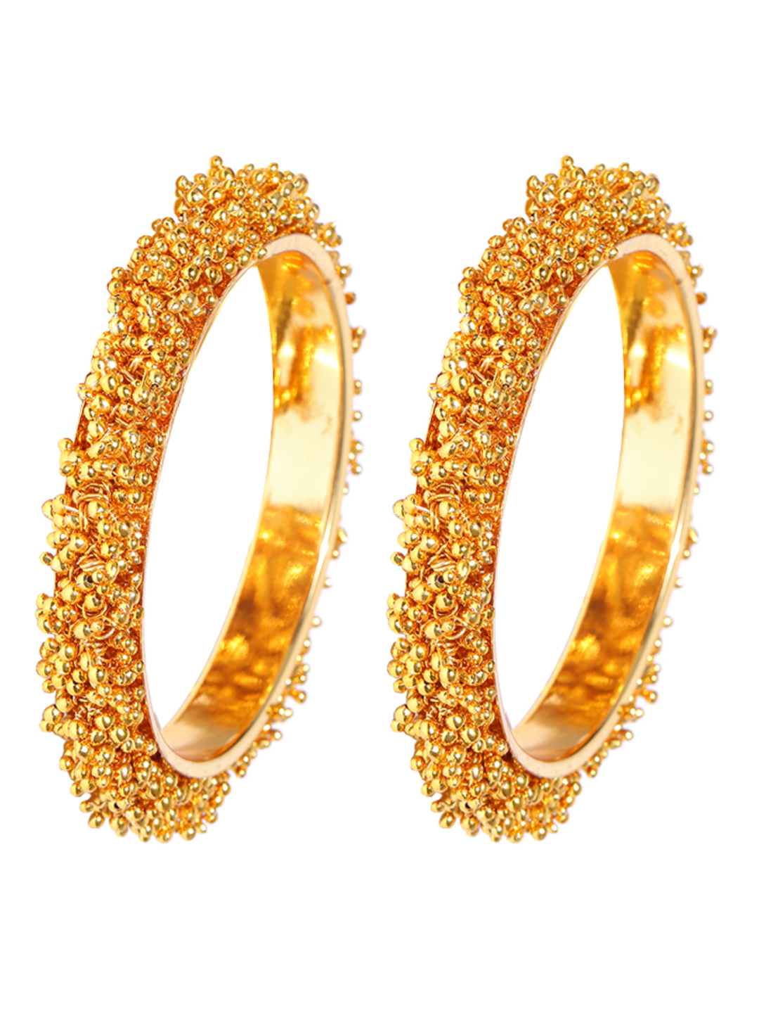 YouBella Jewellery Combo of Gold Bangle and Necklace Set for Women