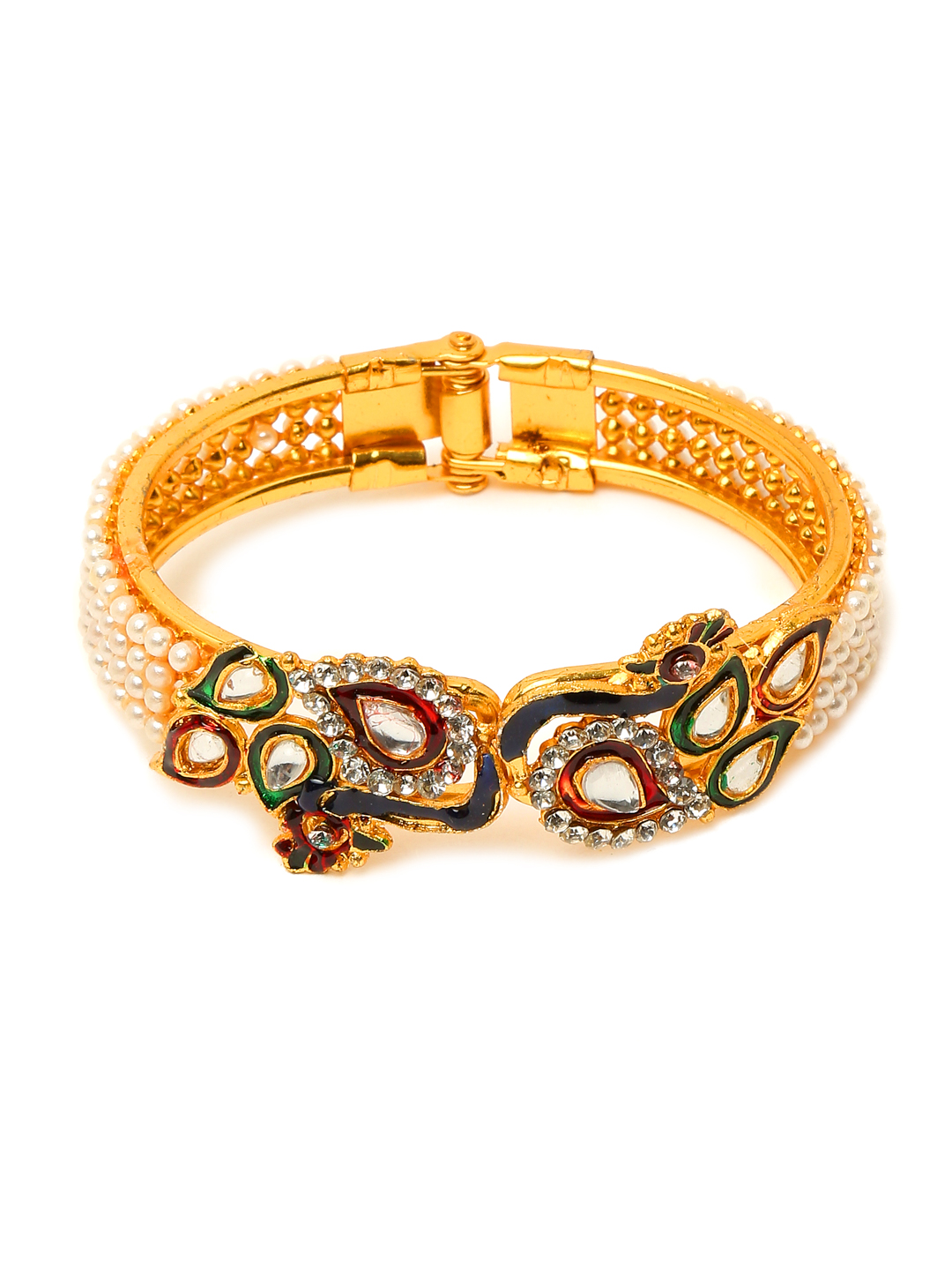 YouBella Jewellery Traditional Gold Plated Bracelet Bangle Set for Girls and Women