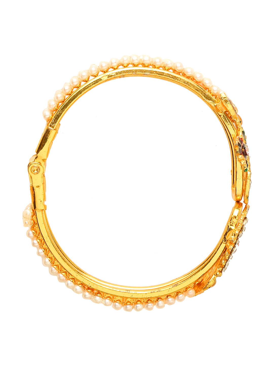YouBella Jewellery Traditional Gold Plated Bracelet Bangle Set for Girls and Women