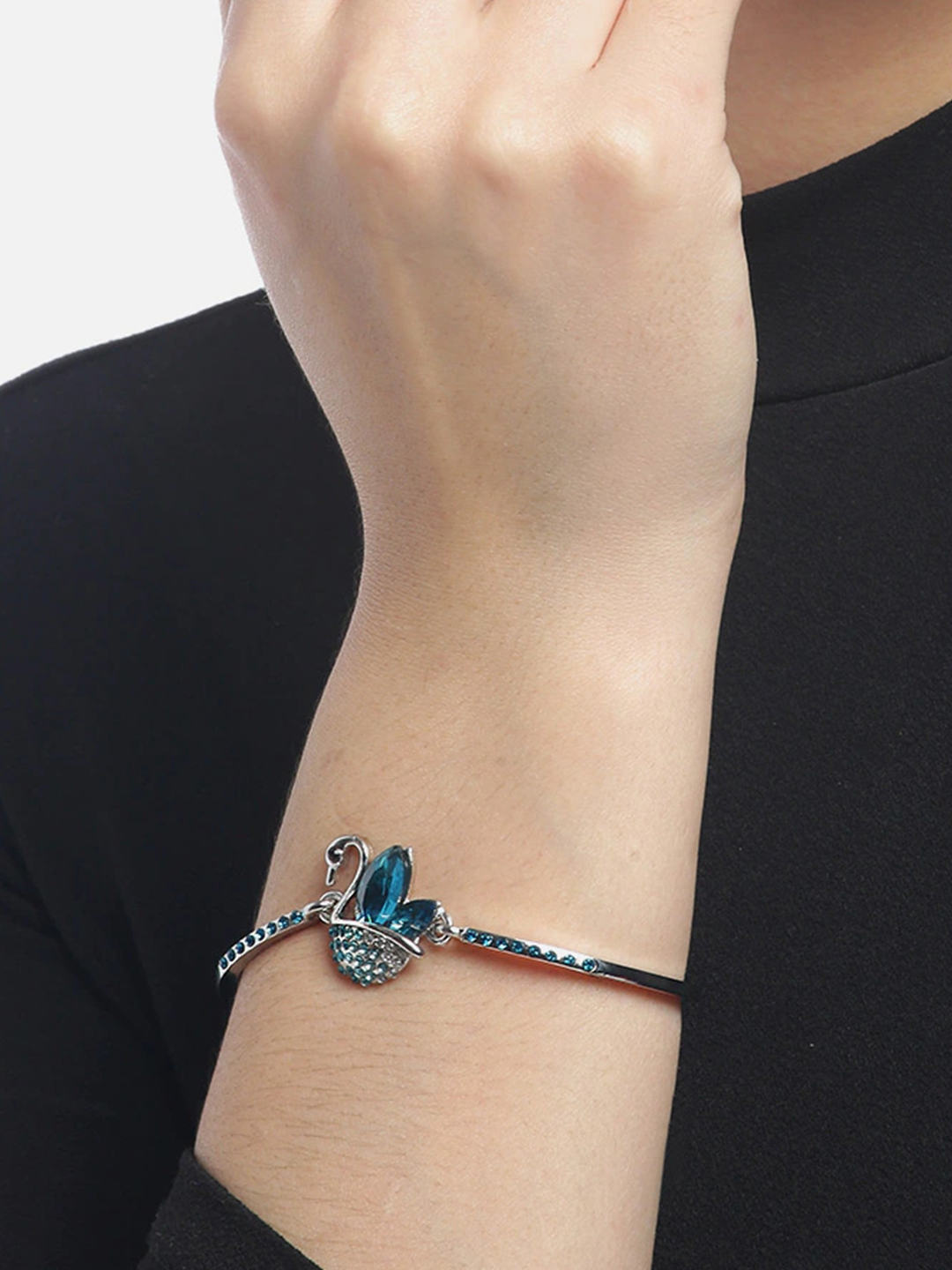 YouBella Artificial Jewellery Multicolour Crystal Bracelets for Women