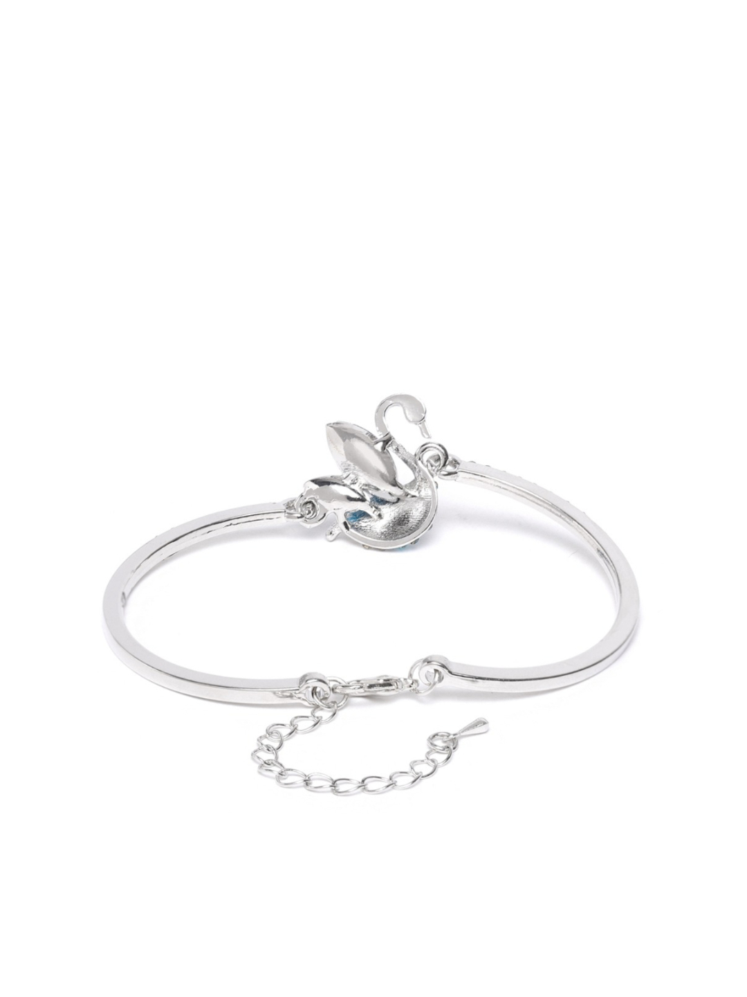 YouBella Stylish Party Wear Jewellery Silver Plated Bangle Set for Women (Multi-Color)(YBBN_91363)