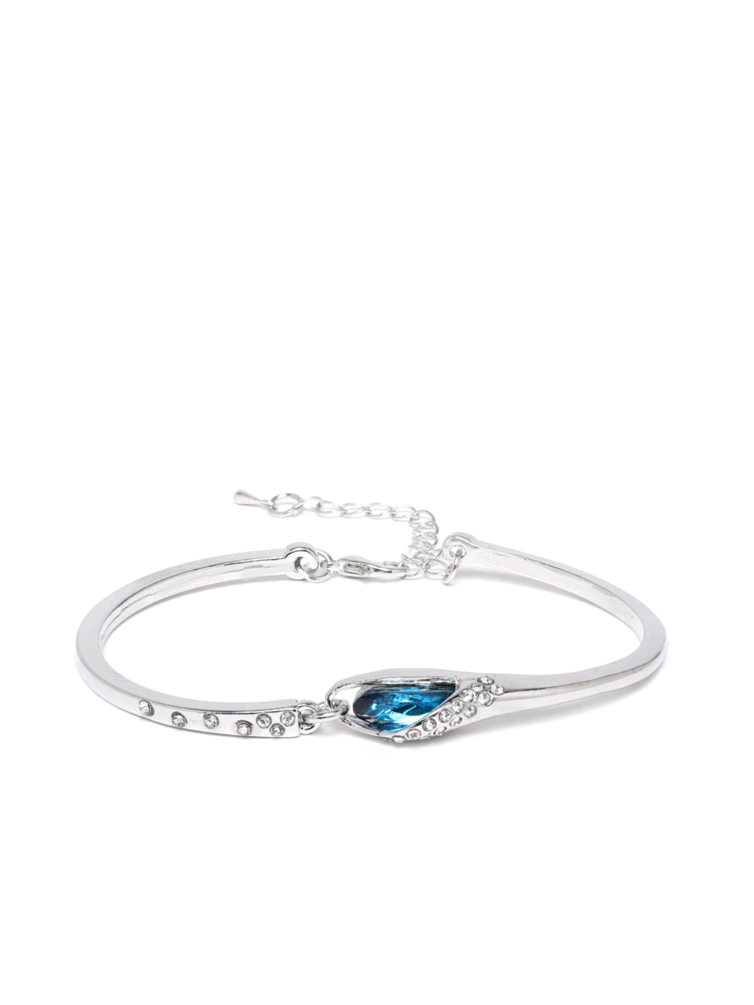 YouBella Stylish Party Wear Jewellery Silver Plated Bangle Set for Women (Multi-Color)(YBBN_91363)
