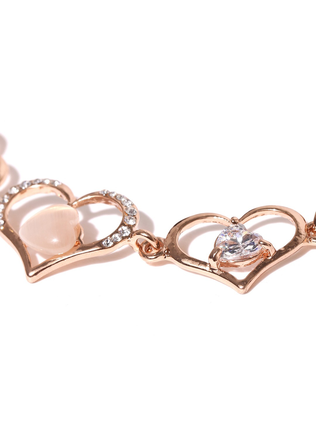 YouBella Women Set of 2 Stone-Studded Charm Bracelets