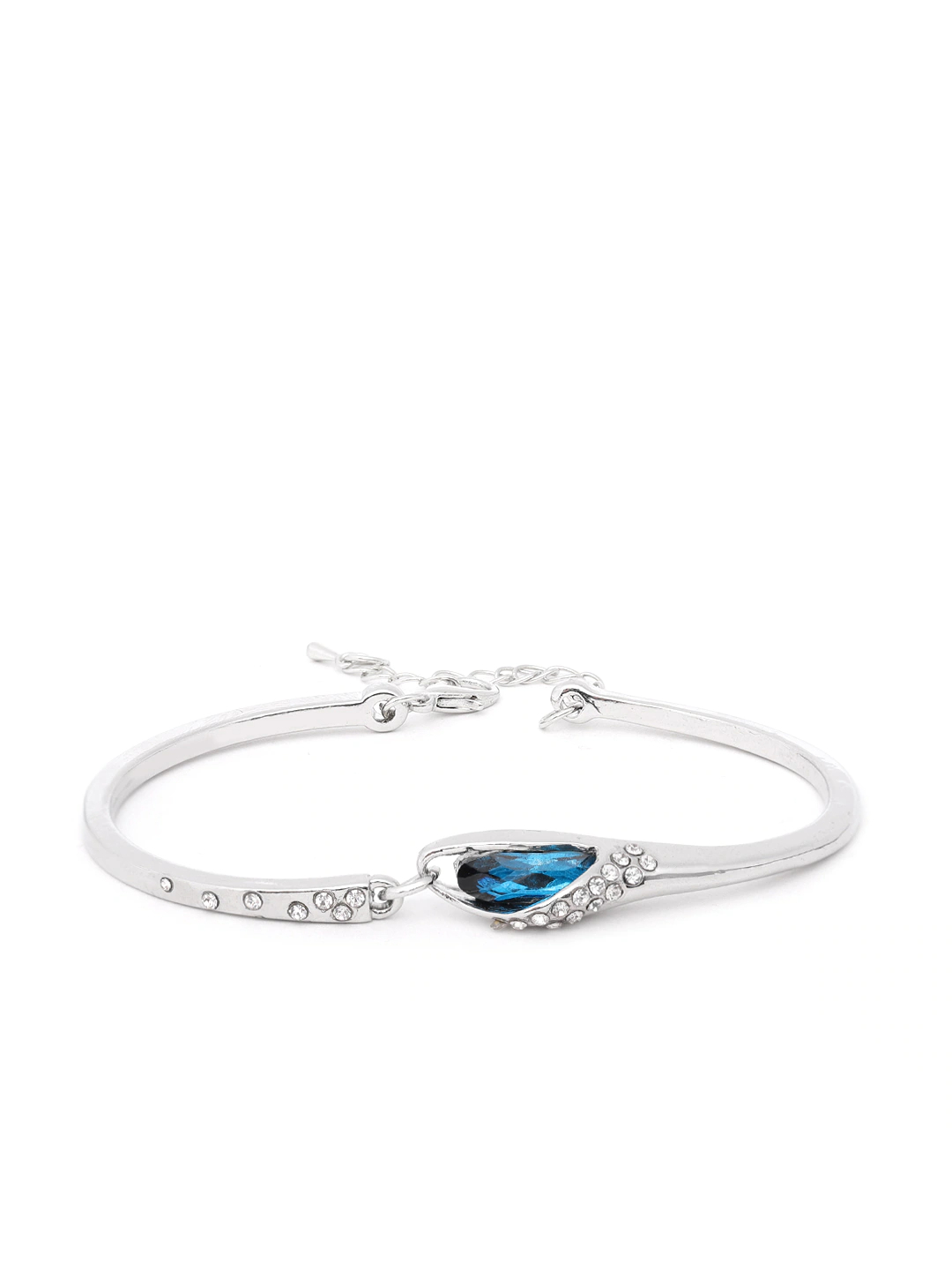 YouBella Gold-Plated Stone Studded Link Bracelet