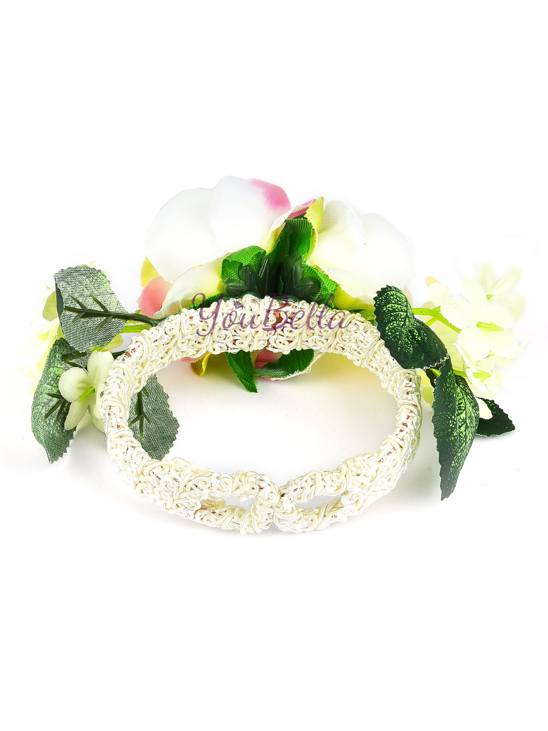 YouBella Gold Plated Floral Bracelet Bangle for Women (Multicolour)