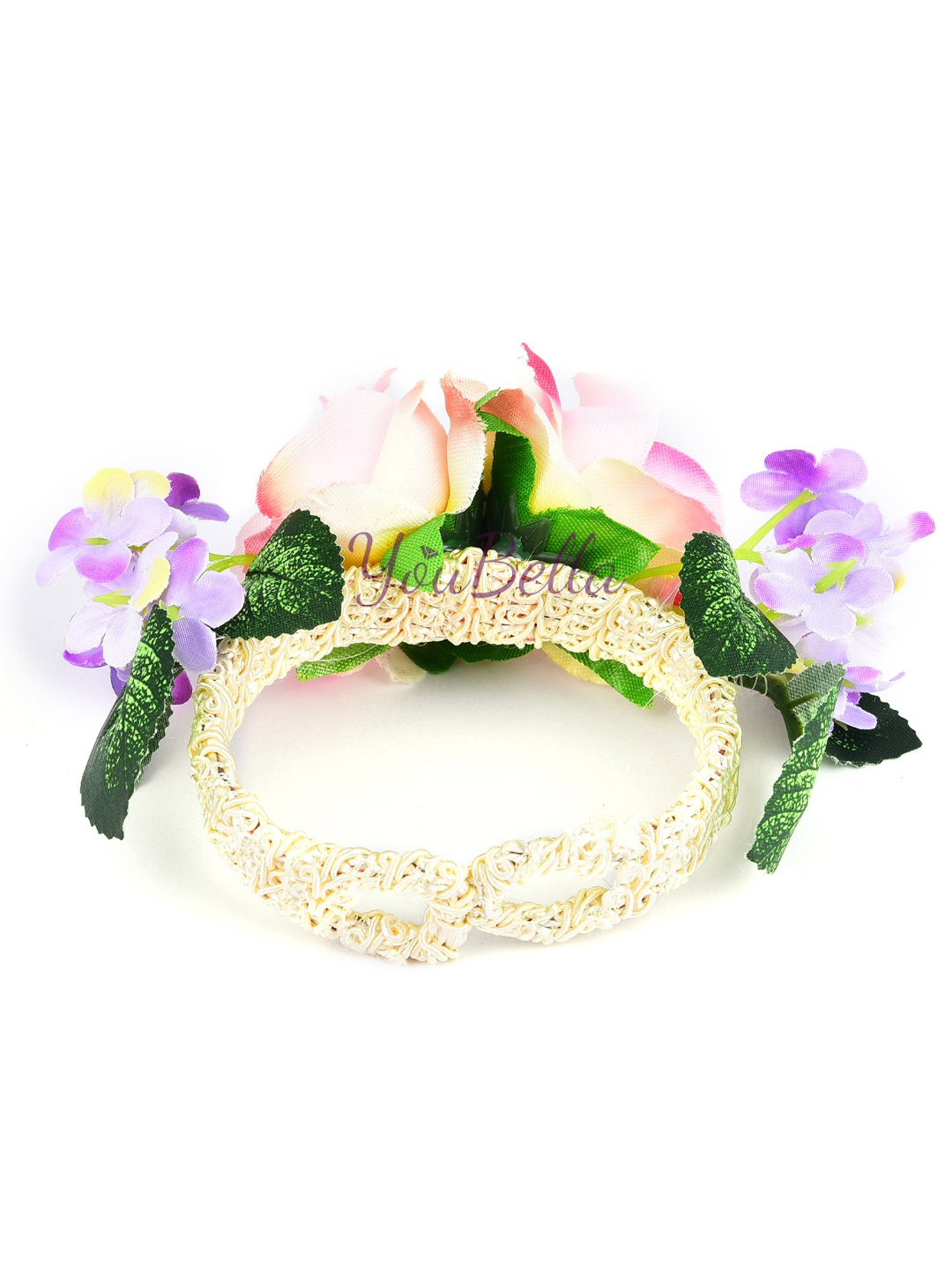 YouBella Gold-Plated Floral Bracelet Bangle for Women (Multicolour)
