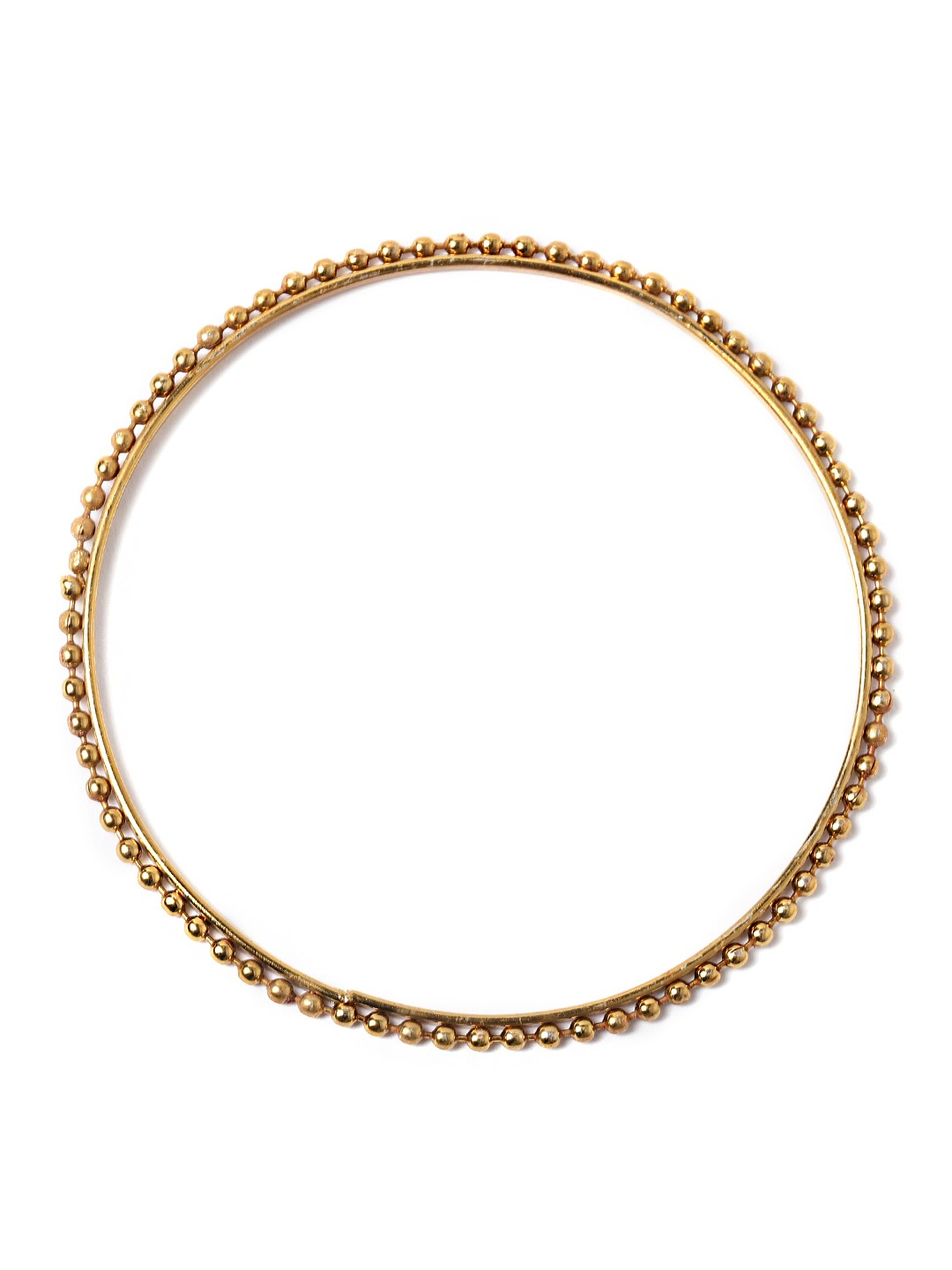 YouBella Set of 14 Antique Gold-Plated Stone-Studded Textured Bangles