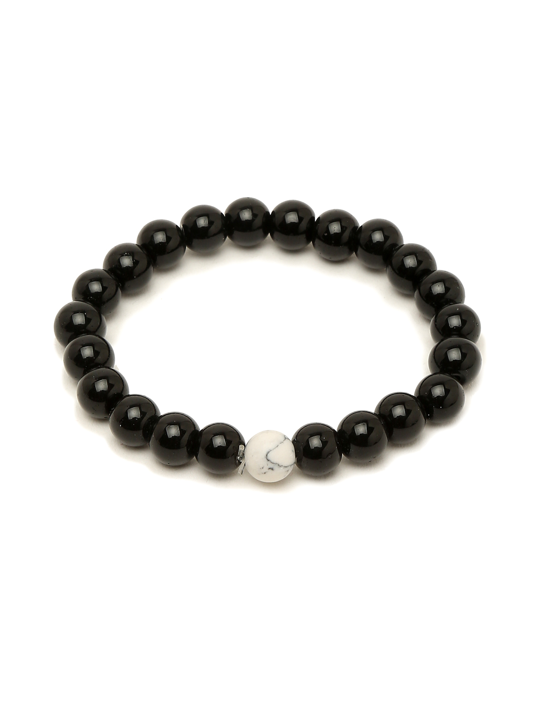 YouBella Multicolour Natural Stones Stylish Couple Love Bracelet for Girls/Women/Boys/Men