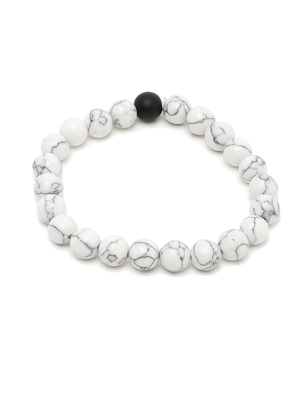 YouBella Multicolour Natural Stones Stylish Couple Love Bracelet for Girls/Women/Boys/Men