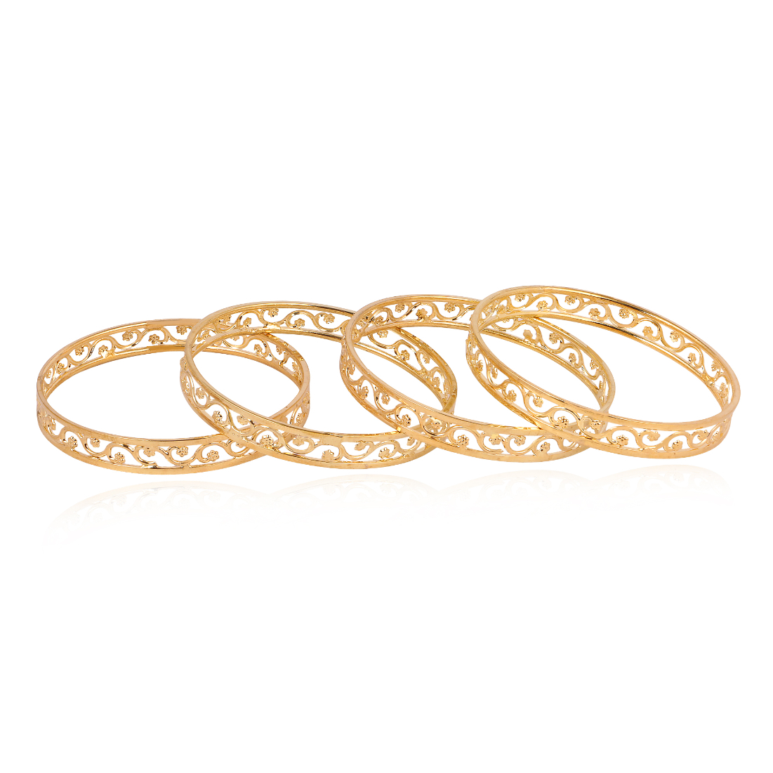 YouBella Jewellery Stylish Gold Plated Bangles for Girls and Women