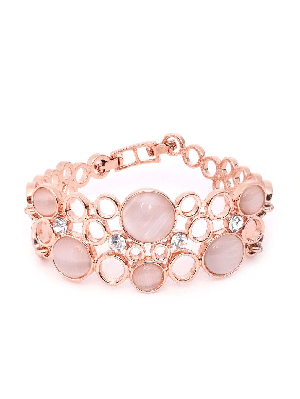 YouBella Women Silver-Plated Multistrand Bracelet