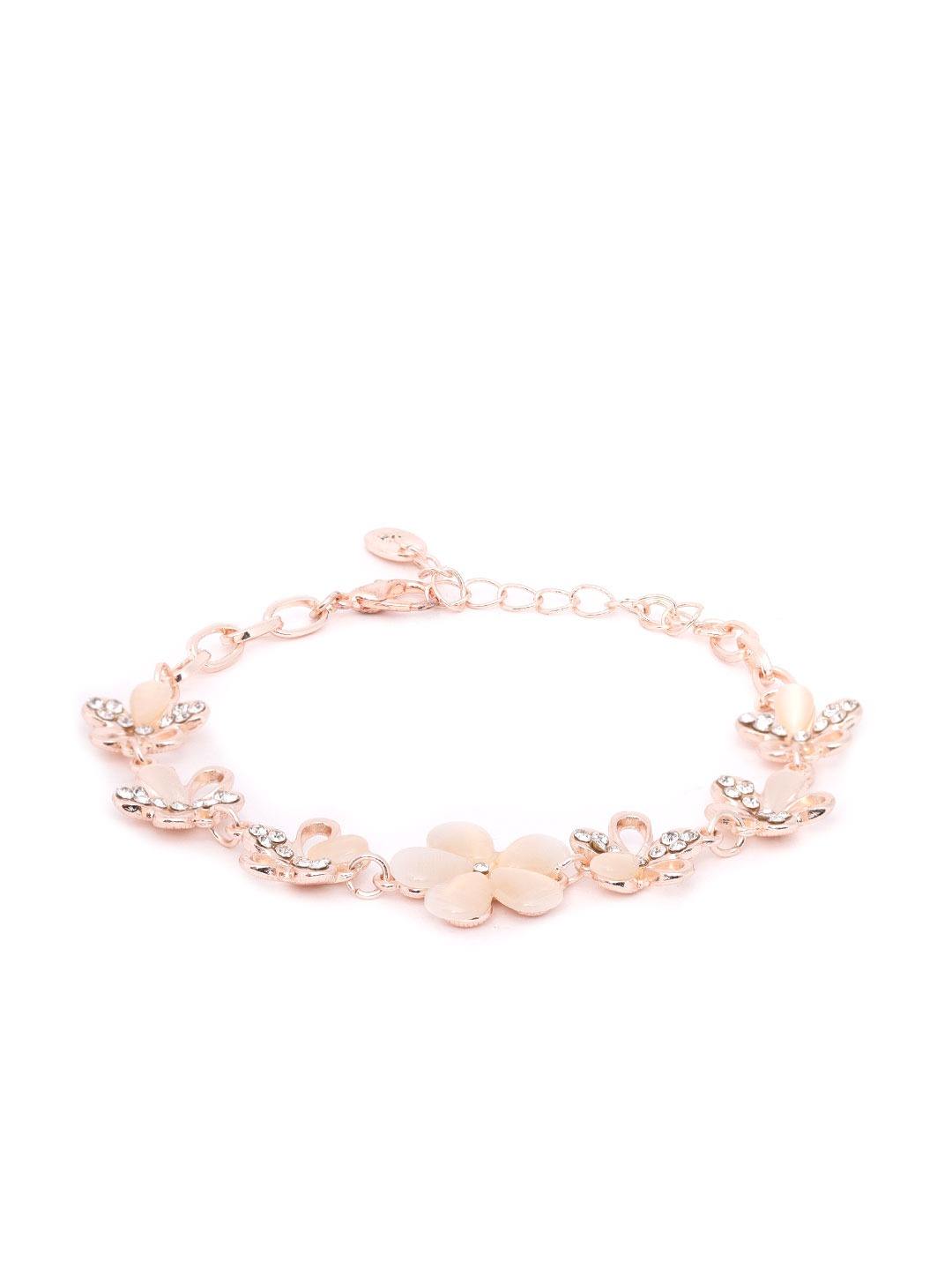 YouBella Women Silver-Plated Multistrand Bracelet