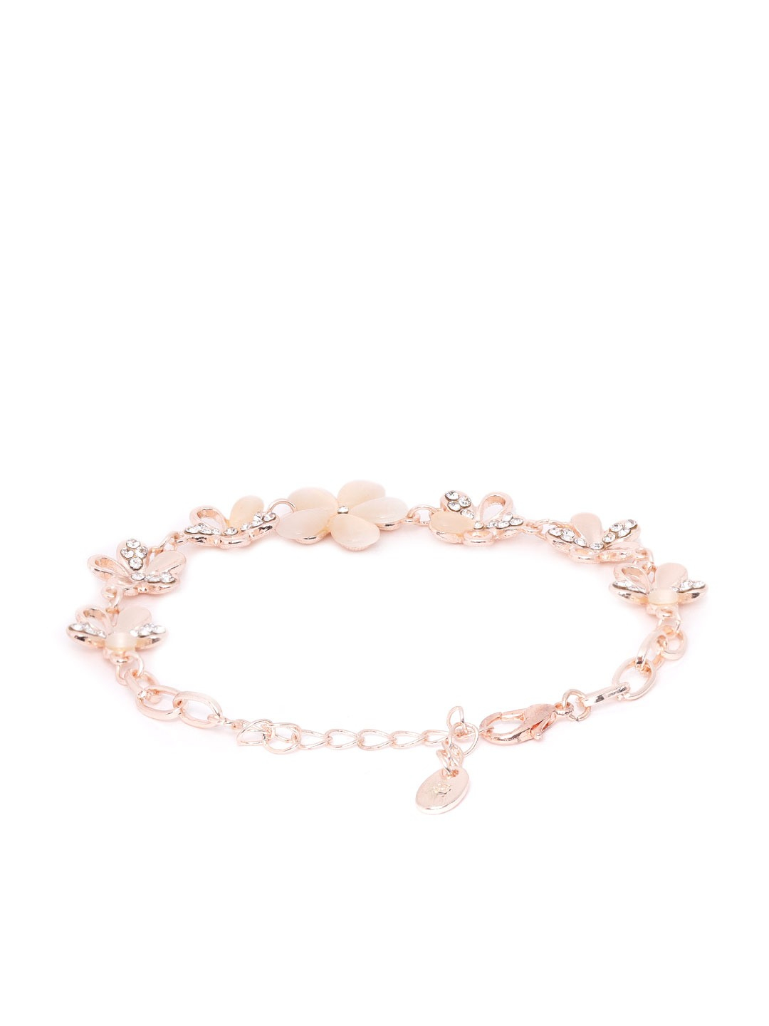 YouBella Women Silver-Plated Multistrand Bracelet