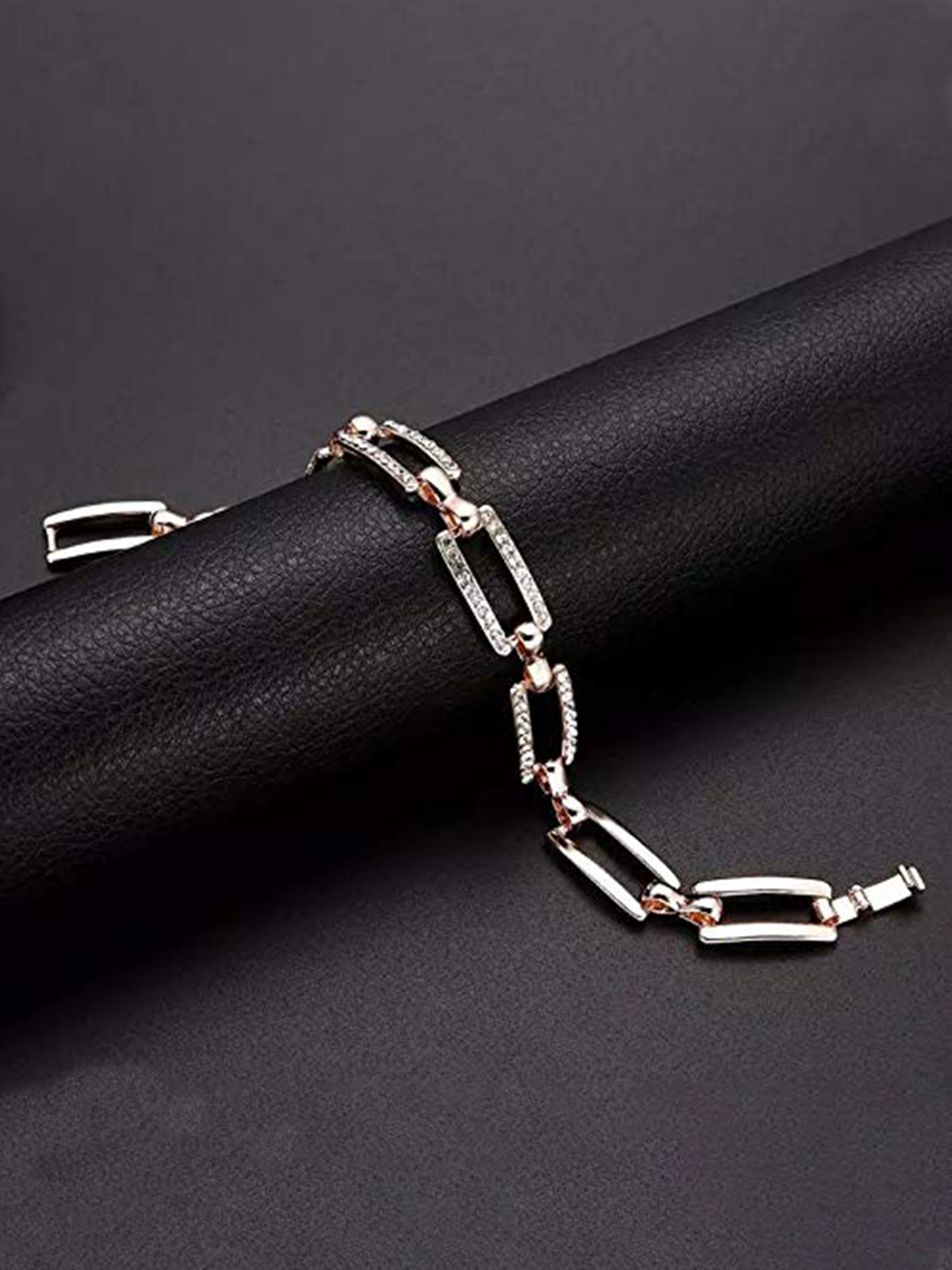 YouBella Jewellery Gold Plated Stylish Latest Crystal Bracelet Bangle Jewellery for Girls and Women