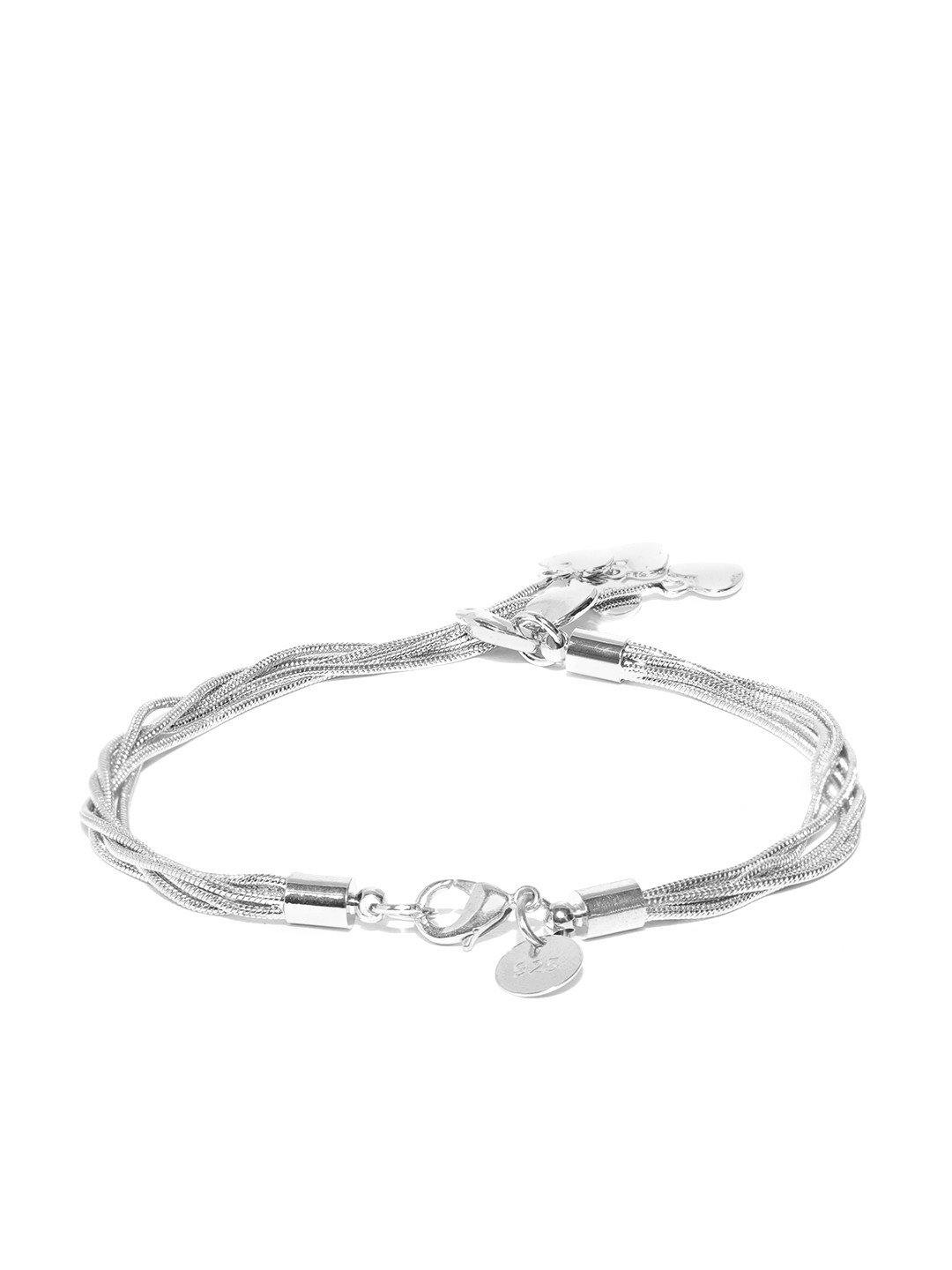 YouBella Women Silver-Plated Multistrand Bracelet