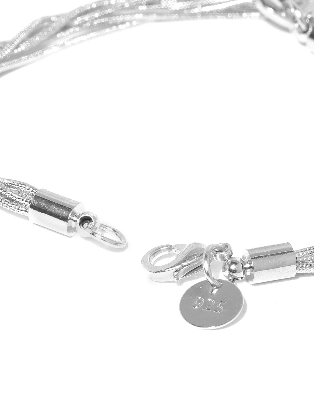 YouBella Women Silver-Plated Multistrand Bracelet