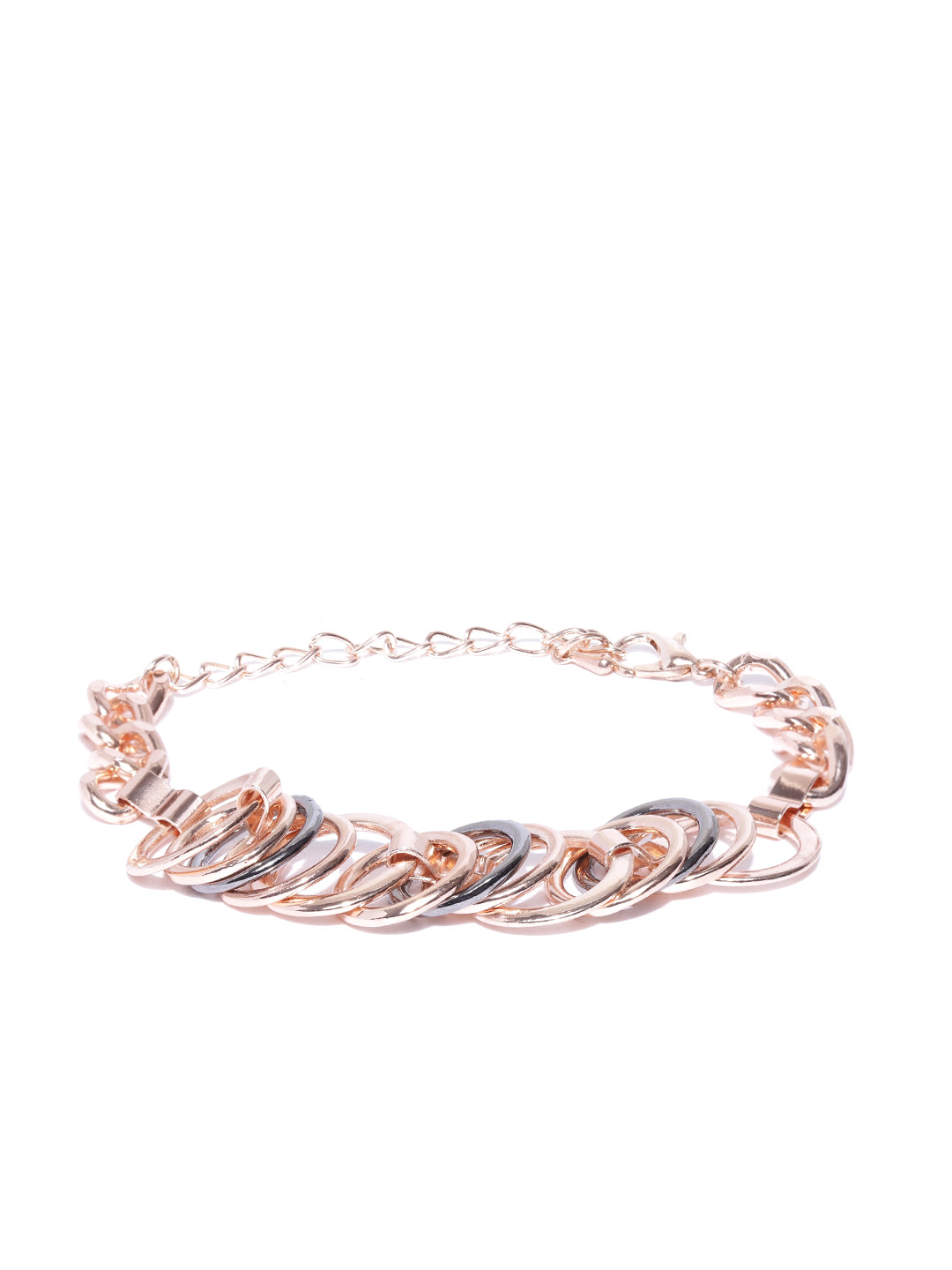 YouBella Women Silver-Plated Multistrand Bracelet