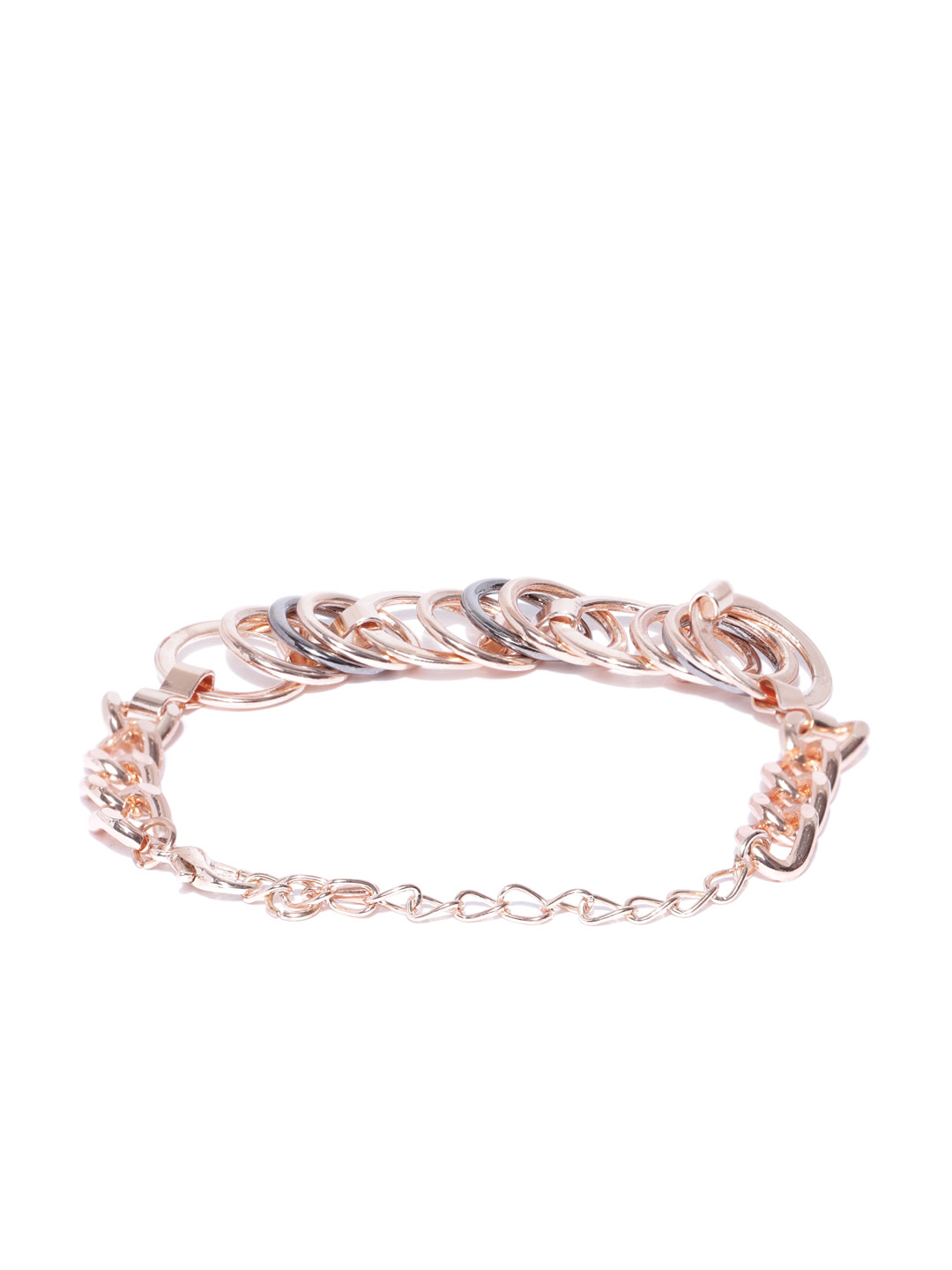 YouBella Women Silver-Plated Multistrand Bracelet